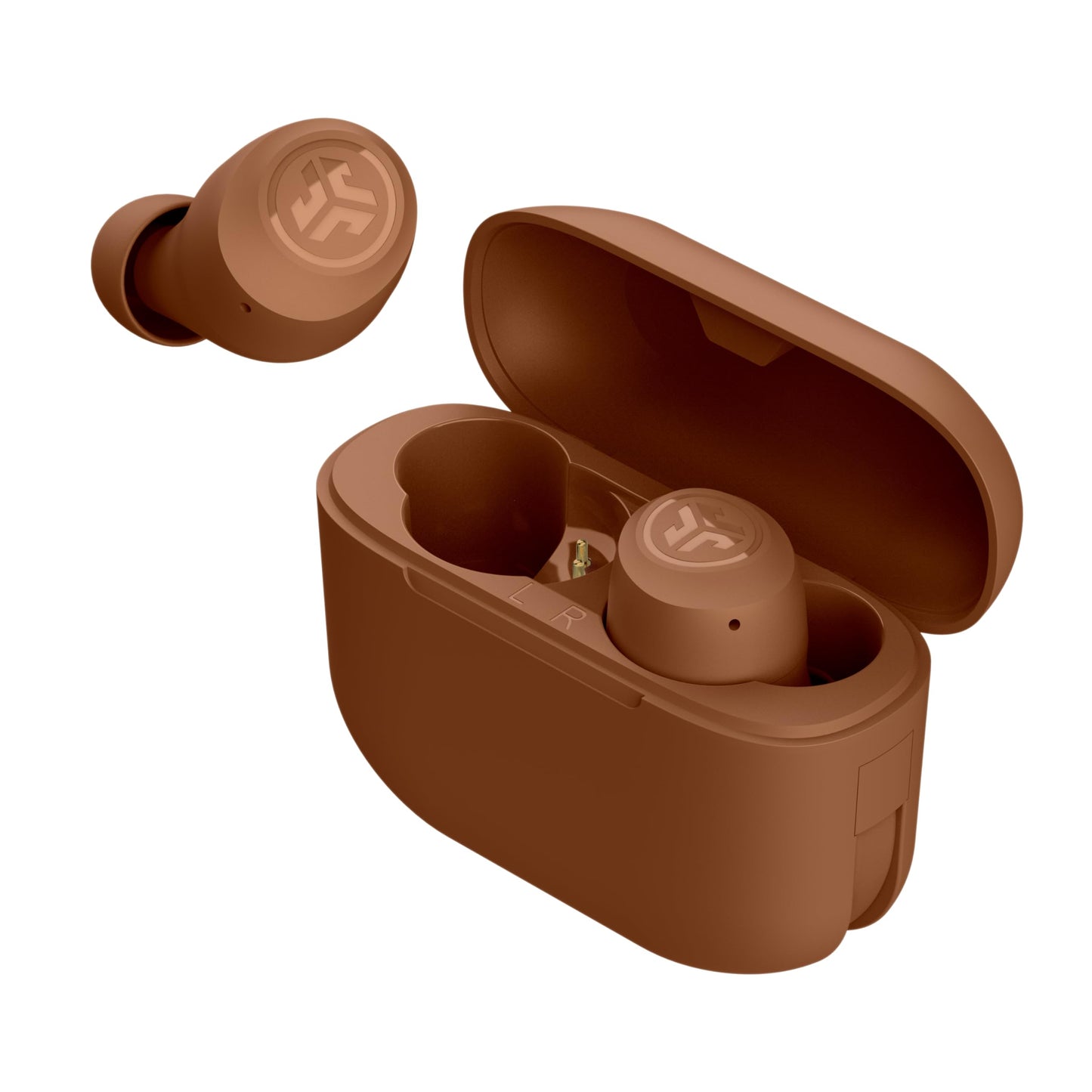 JLab Go Air Pop+ True Wireless Earbuds – Bluetooth Earphones with 35H Playtime, USB-C Charging Case, EQ3 Sound & Multipoint, Black