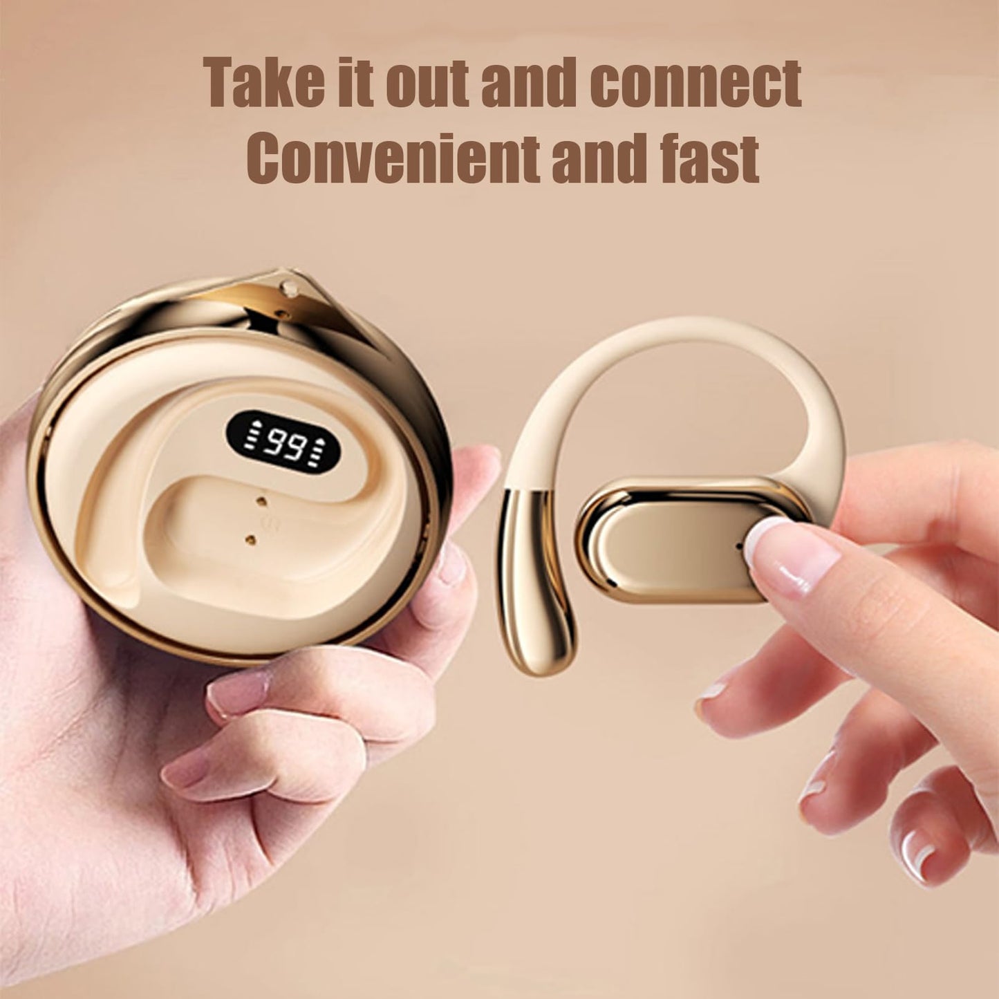 AI Language Translator Earphones – Real-Time Wireless Translation & Music Headset (Delivery time -10 Working Days)