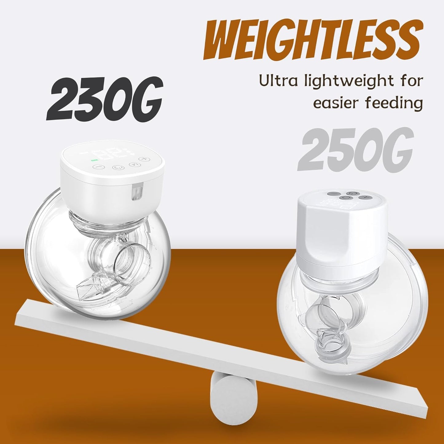 Portable Hands-Free Electric Breast Pump – 9 Levels, 3 Modes, LCD Display, Rechargeable, Painless, 19/21mm Flanges