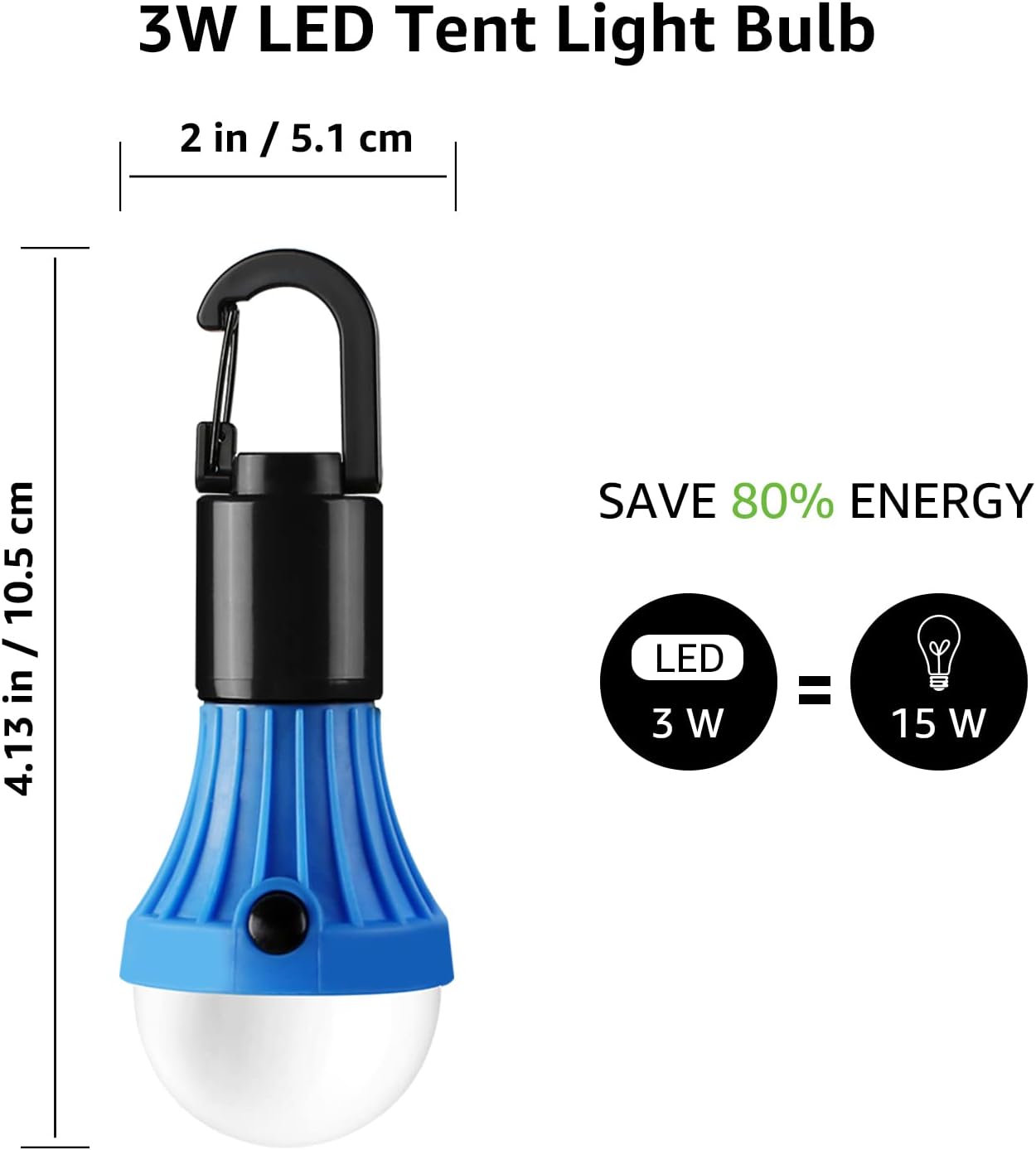 Lepro Camping Lights, Battery Powered Tent Lights, Warm White and Daylight Modes, Camping Accessories, Hanging Camping Lantern, Battery Lights for Power Cuts
