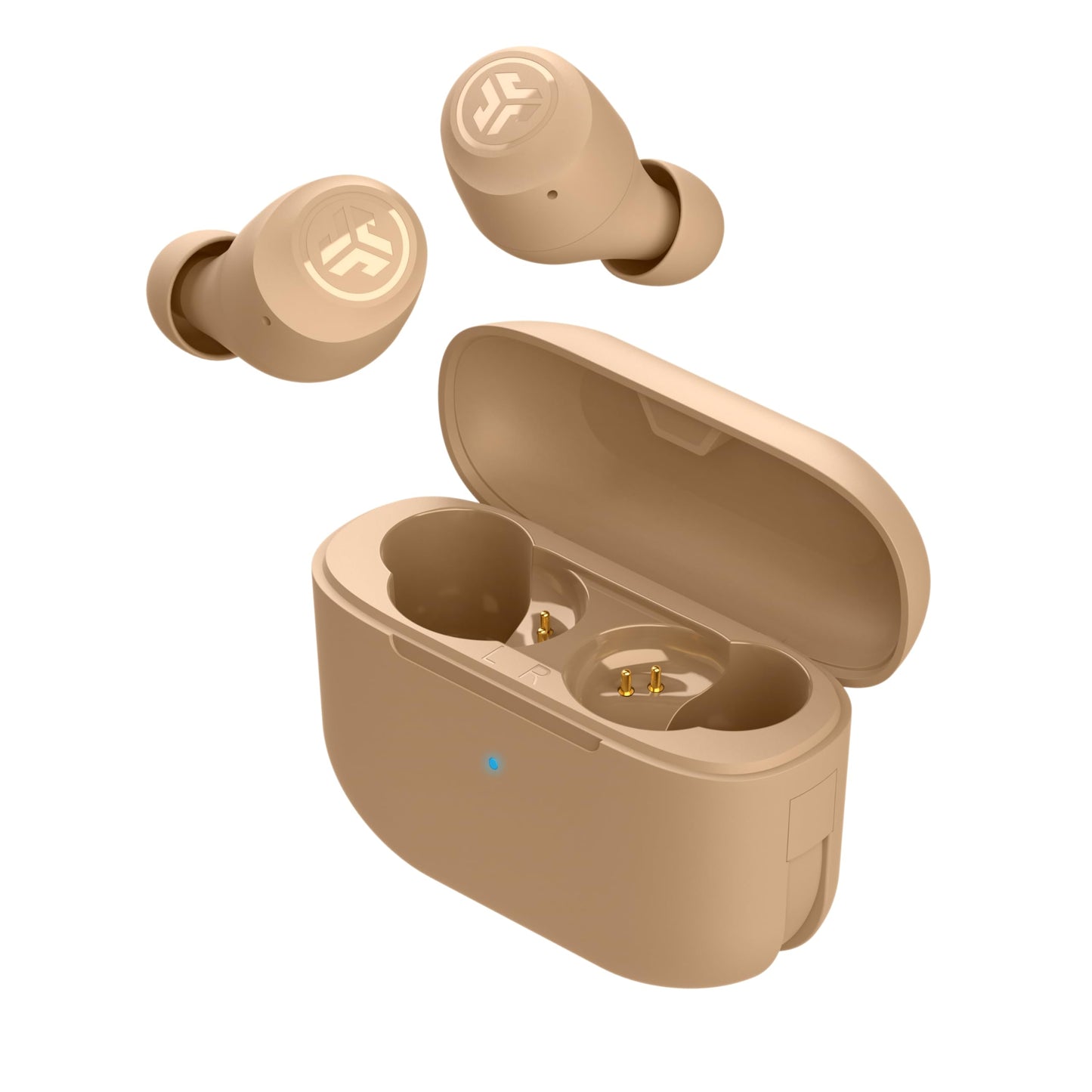 JLab Go Air Pop+ True Wireless Earbuds – Bluetooth Earphones with 35H Playtime, USB-C Charging Case, EQ3 Sound & Multipoint, Black