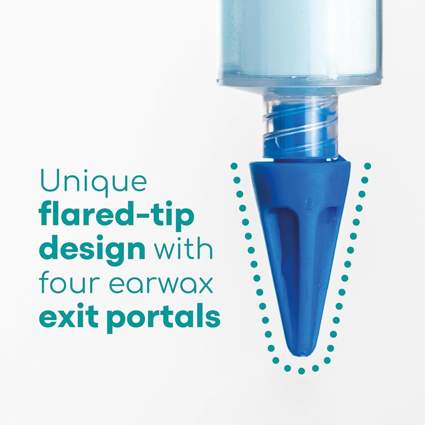 Medi Grade Ear Wax Removal Syringe – Natural, Safe & Reusable Ear Cleaner Kit with 3 Family Quad-Spray Safety Tips for Effective Ear Irrigation at Home