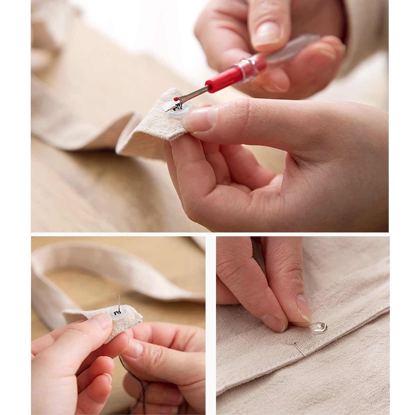 AUERVO Travel Mini Sewing Kit, Over 70 Premium Supplies, Filled with Needles, Scissors, Thimble, Thread, Tape Measure