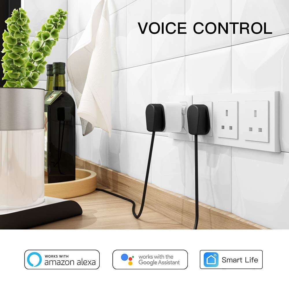Smart Plug Alexa Plugs, Aoycocr Smart Socket with WiFi & Bluetooth, Works with Amazon Alexa Google Home, APP Remote Control Timer Switch WiFi Plug