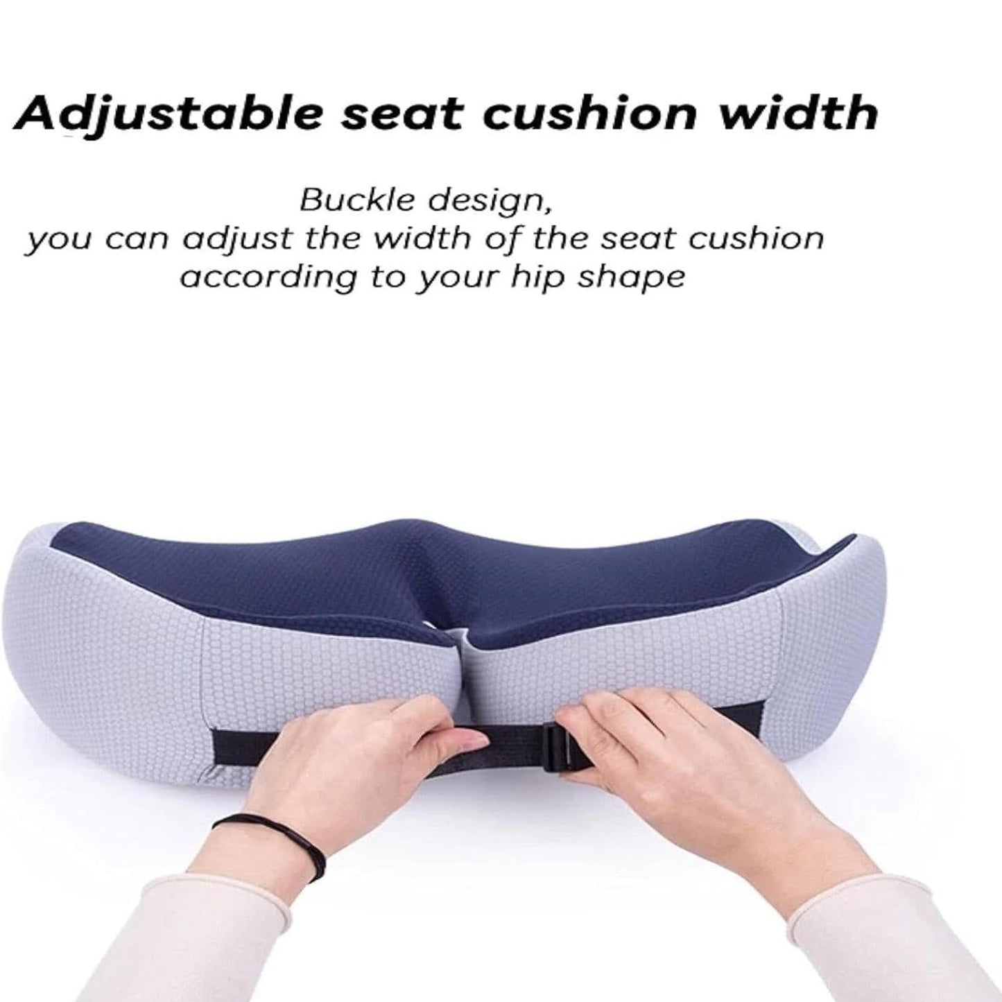 Qeepucak Outfany Ergoseat, Libiyi Outfany, Hilipert Ergoseat, Hilipert Memorys Foam Seat Cushion, Orthopedic Seat Cushion, for Long Sitting, Workers, Students for Studying, Writing