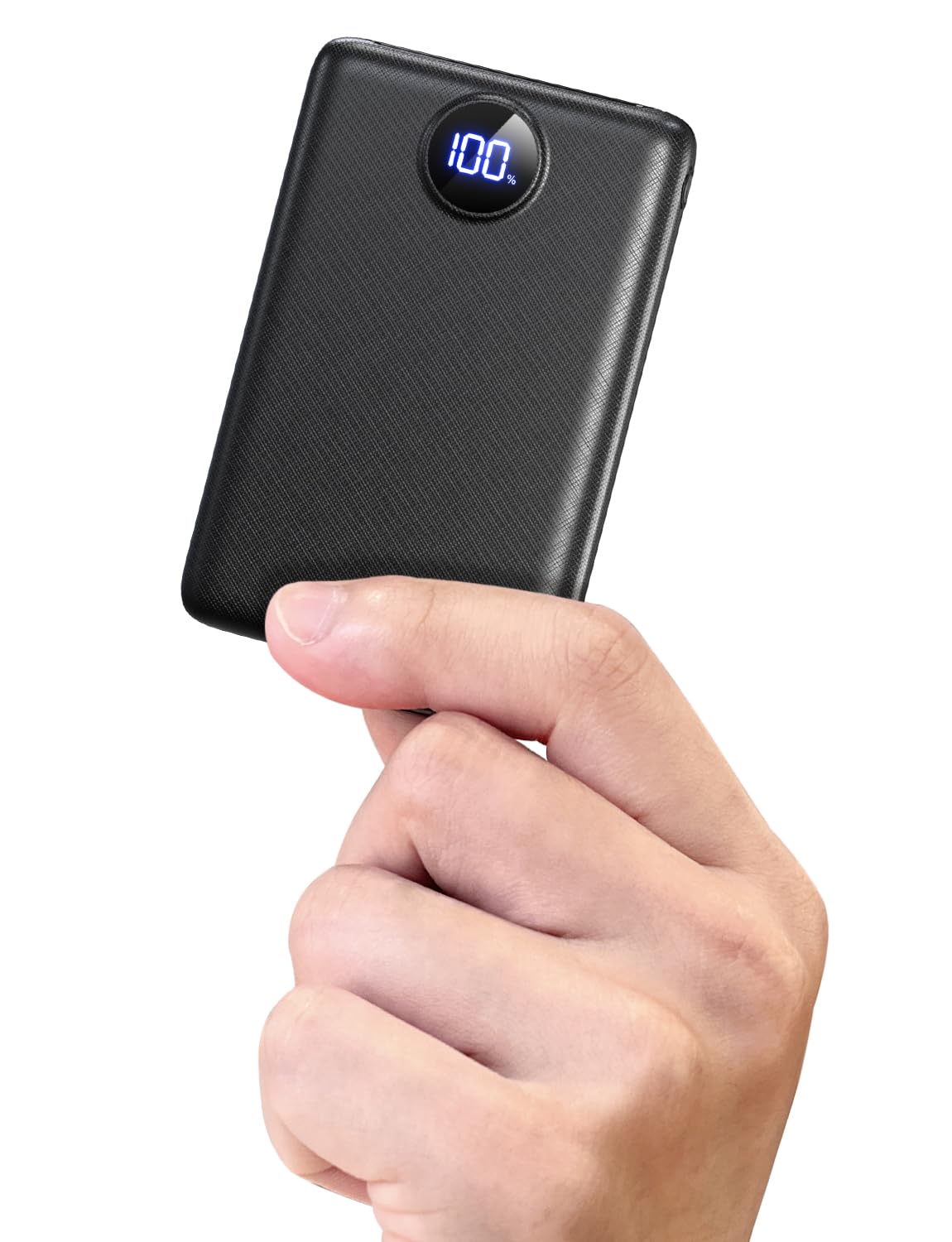 LKOUY 22.5W Super Fast Charging Power Bank – Ultra Slim, Lightweight, Triple Ports USB