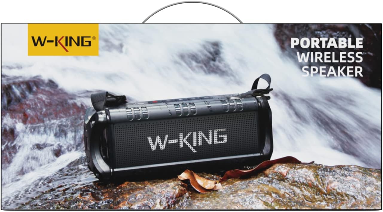 WKING Bluetooth Speaker, 30W Portable Wireless Loud Speakers Waterproof Outdoor Speaker with Punchy Bass,USB Playback -Powerful Speaker for Home, Party, Camping