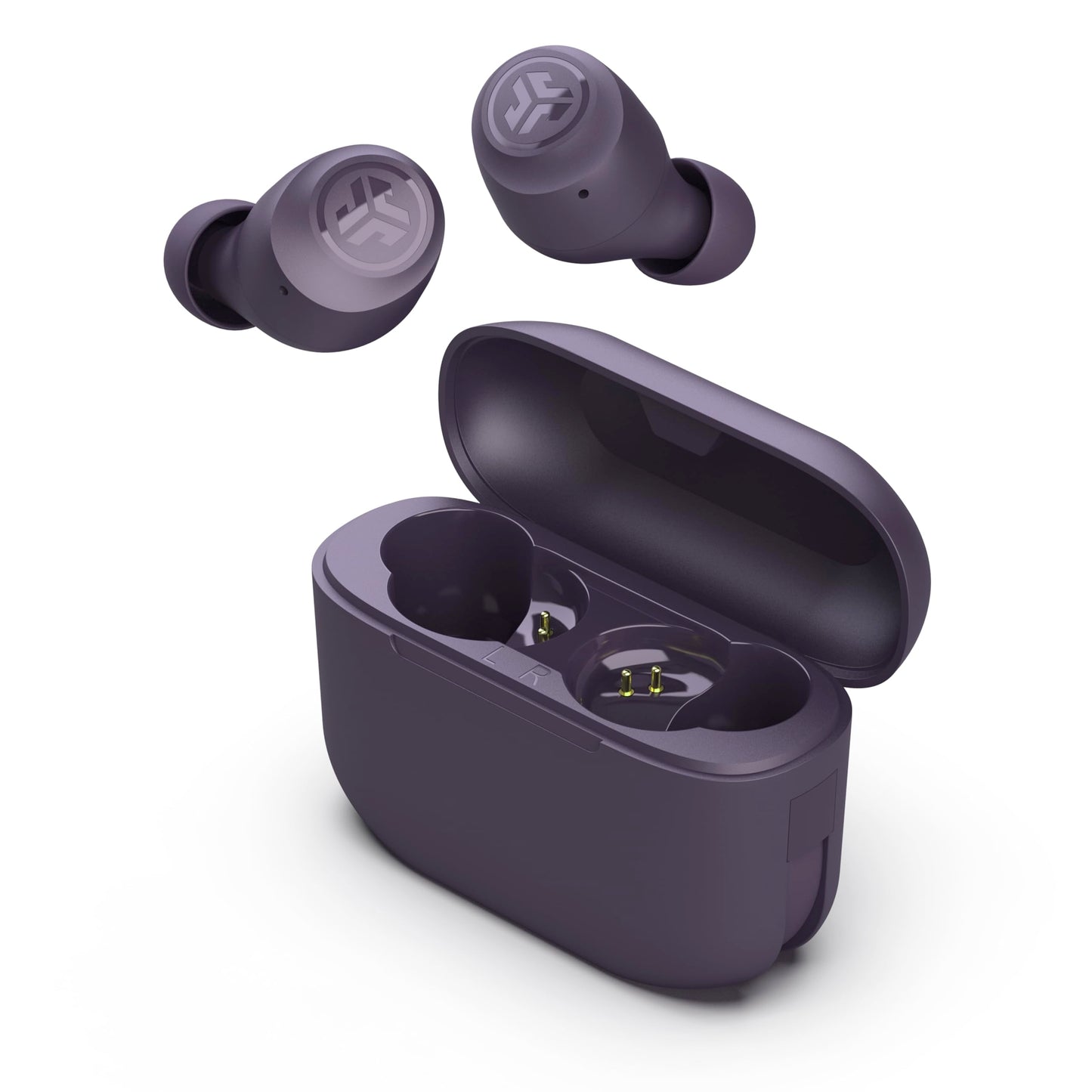 JLab Go Air Pop+ True Wireless Earbuds – Bluetooth Earphones with 35H Playtime, USB-C Charging Case, EQ3 Sound & Multipoint, Black