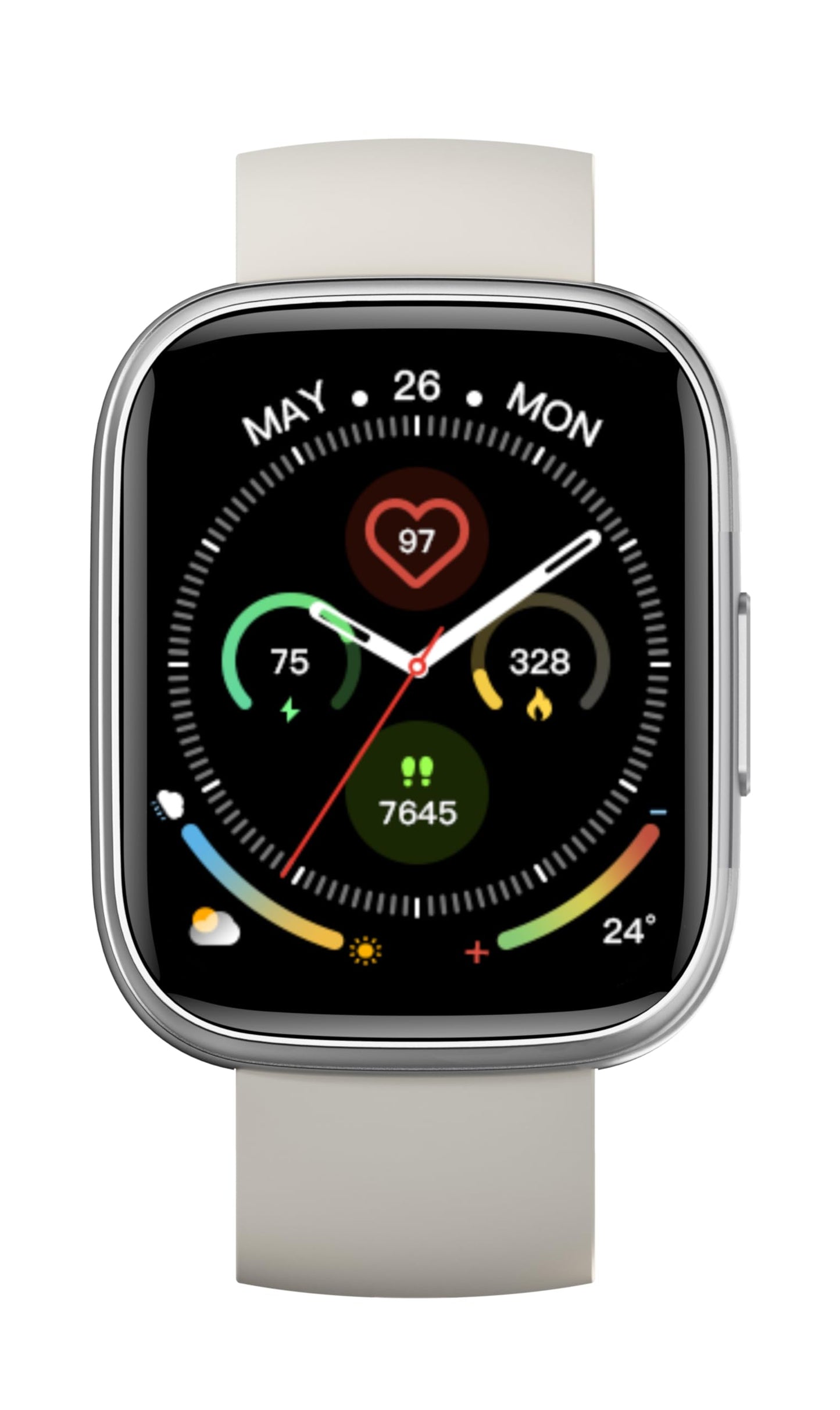 Smart Watch for Men & Women with Call Function, 1.95" HD Display, Heart Rate, SpO2, Sleep Tracker, 100+ Sports Modes, IP68 Waterproof Fitness Tracker for Android & iOS
