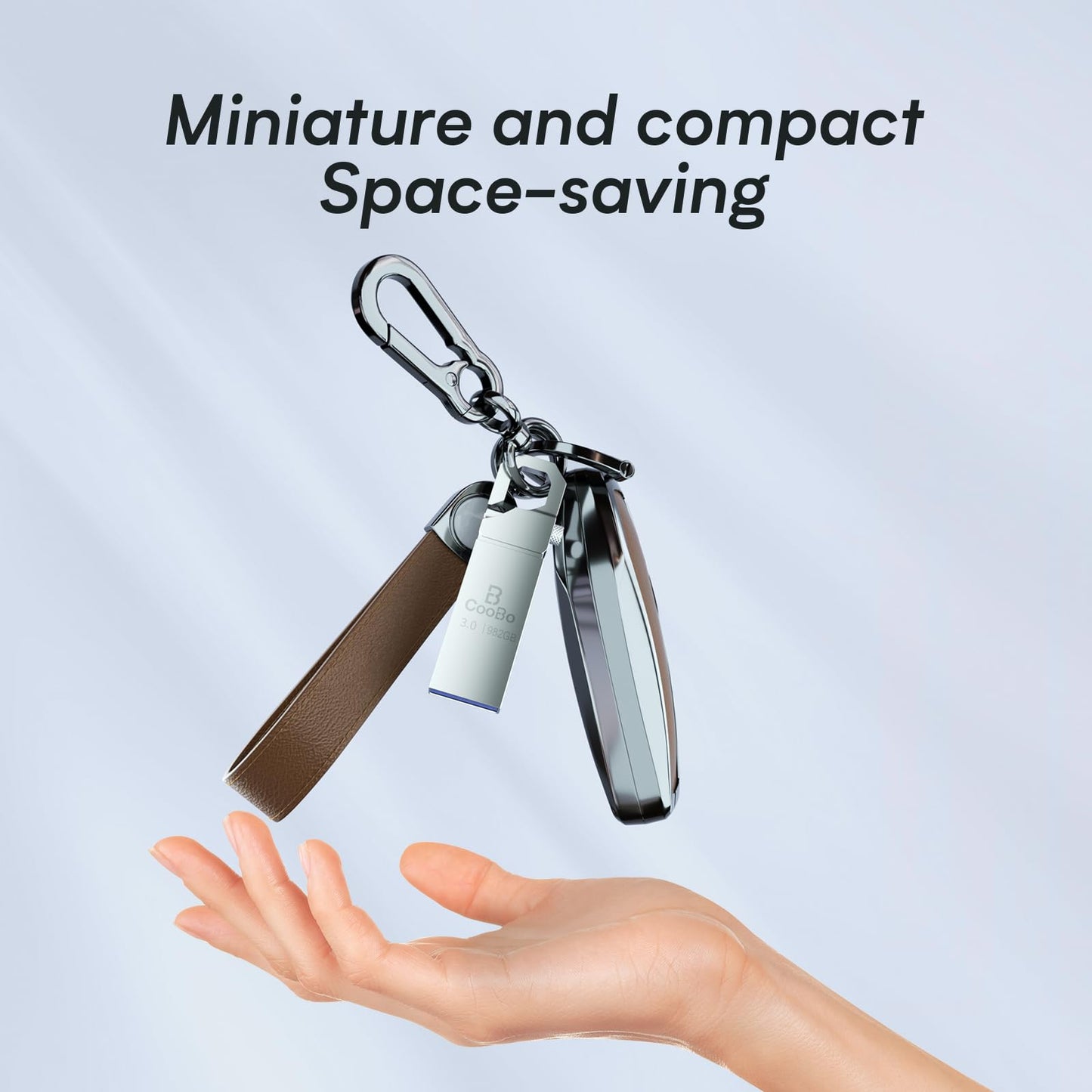 CooBo USB 3.0 Flash Drive - 982GB: Rugged, Waterproof, Metal, High-speed Transfer, Safe and Stable, Perfect for Laptops, Computers, Tablet