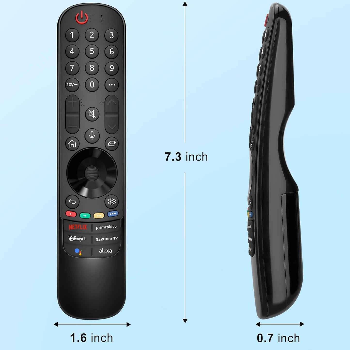 Smart LG tv remote LG tv remote control LG remote control for tv LG remote LG remote control LG tv remote control replacement for AKB75095308 AKB75095307 AKB7415324 LG Remote Control For Tv