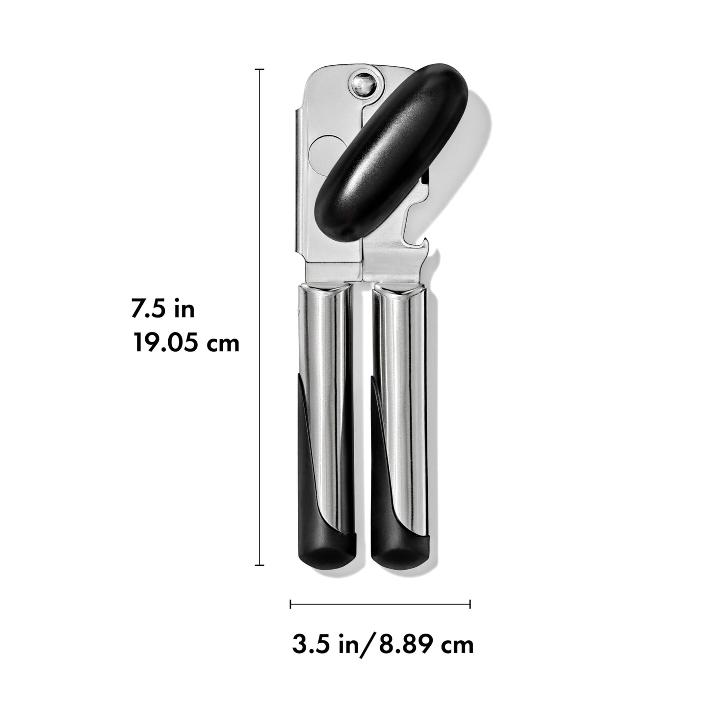 OXO Good Grips Soft Handled Tin Opener, Black/Silver