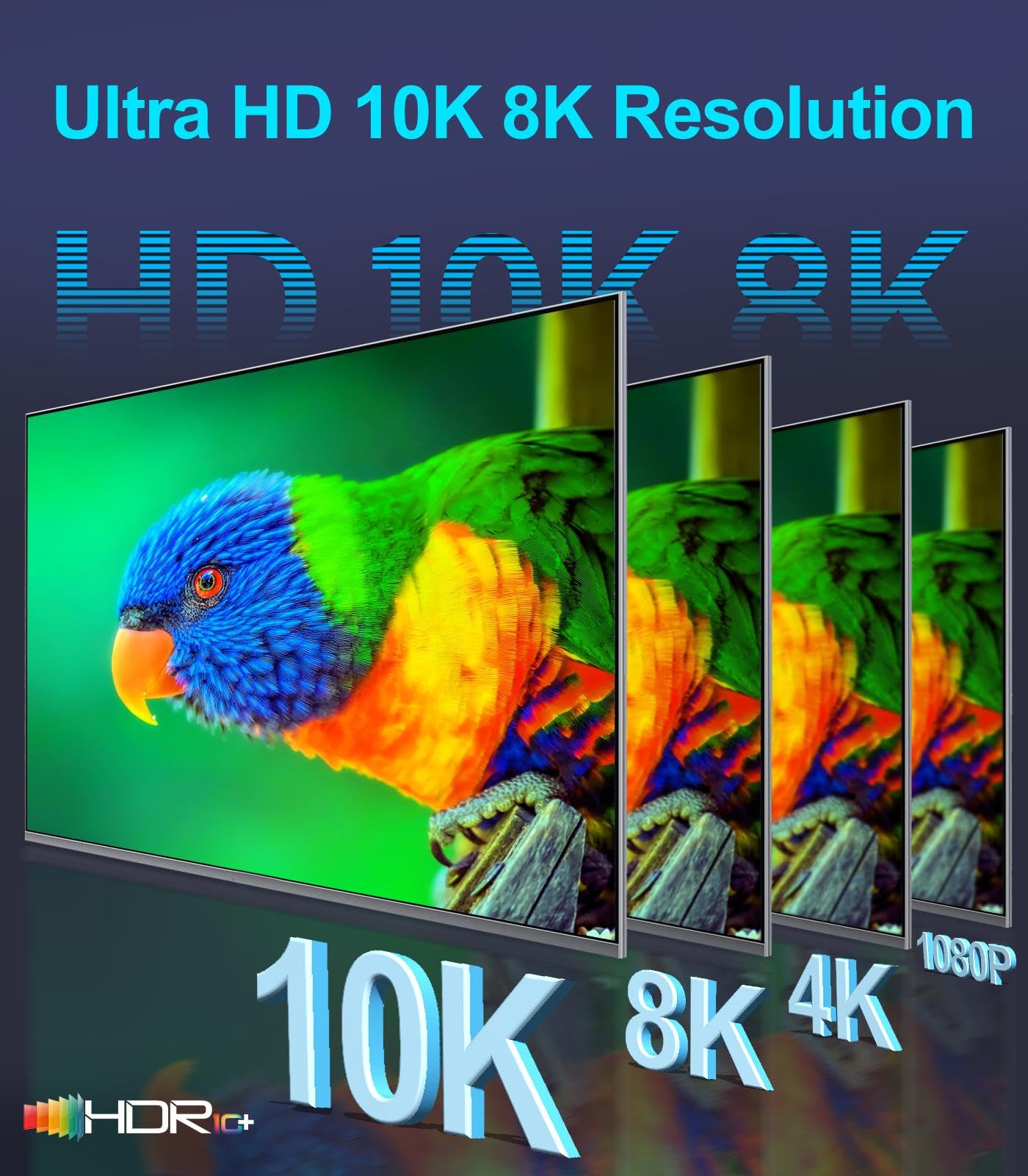 Sniokco 10K 8K HDMI 2.1 Cable 2M, Certified 48Gbps Ultra High Speed HDMI® Cable 0.01ms 4K 240Hz 165Hz 120Hz 8K 60Hz eARC Netflix HDCP 2.3 2.2 DTS:X HDR10+ TV Monitor Projector Roku Sky-Q PS5 X-box