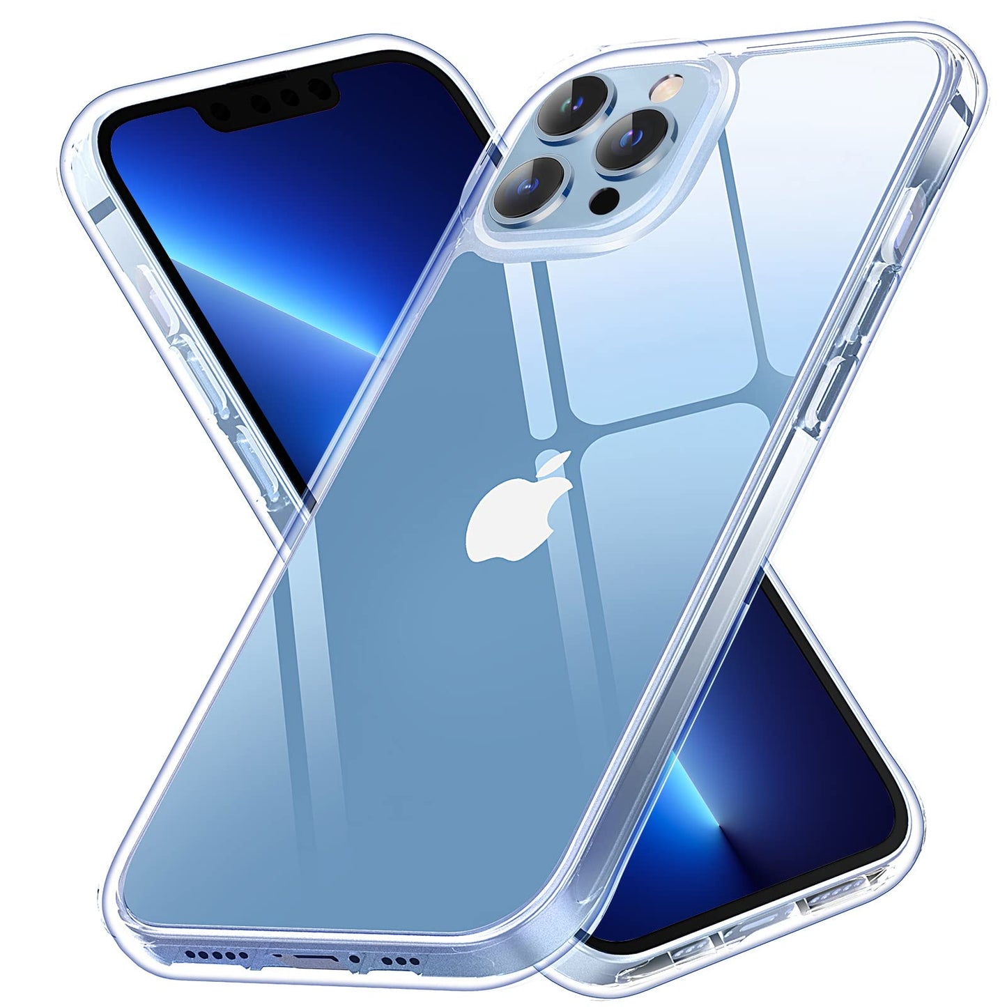 Vimiki Clear Designed for iPhone 15 Pro Max Case,Protective Bumper Hard PC Phone Cases, Thin Slim Fit Cover, Clear