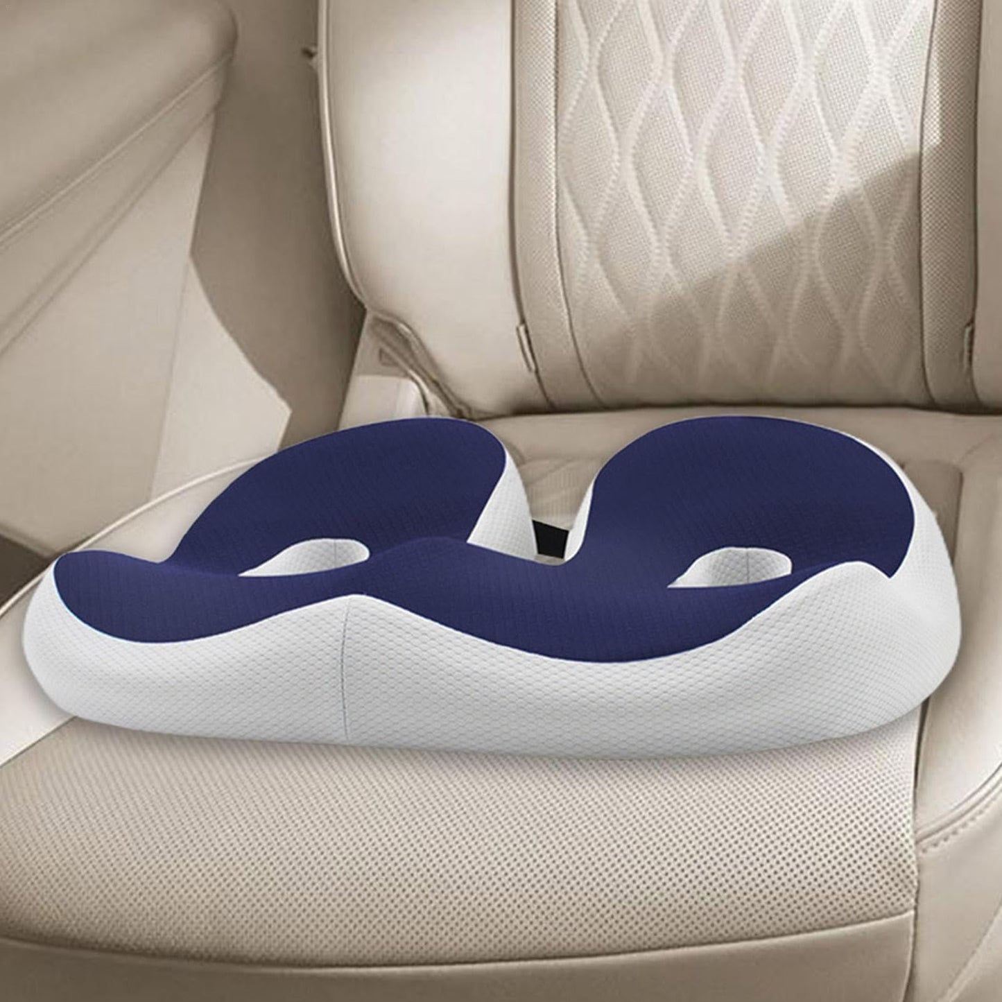 Qeepucak Outfany Ergoseat, Libiyi Outfany, Hilipert Ergoseat, Hilipert Memorys Foam Seat Cushion, Orthopedic Seat Cushion, for Long Sitting, Workers, Students for Studying, Writing
