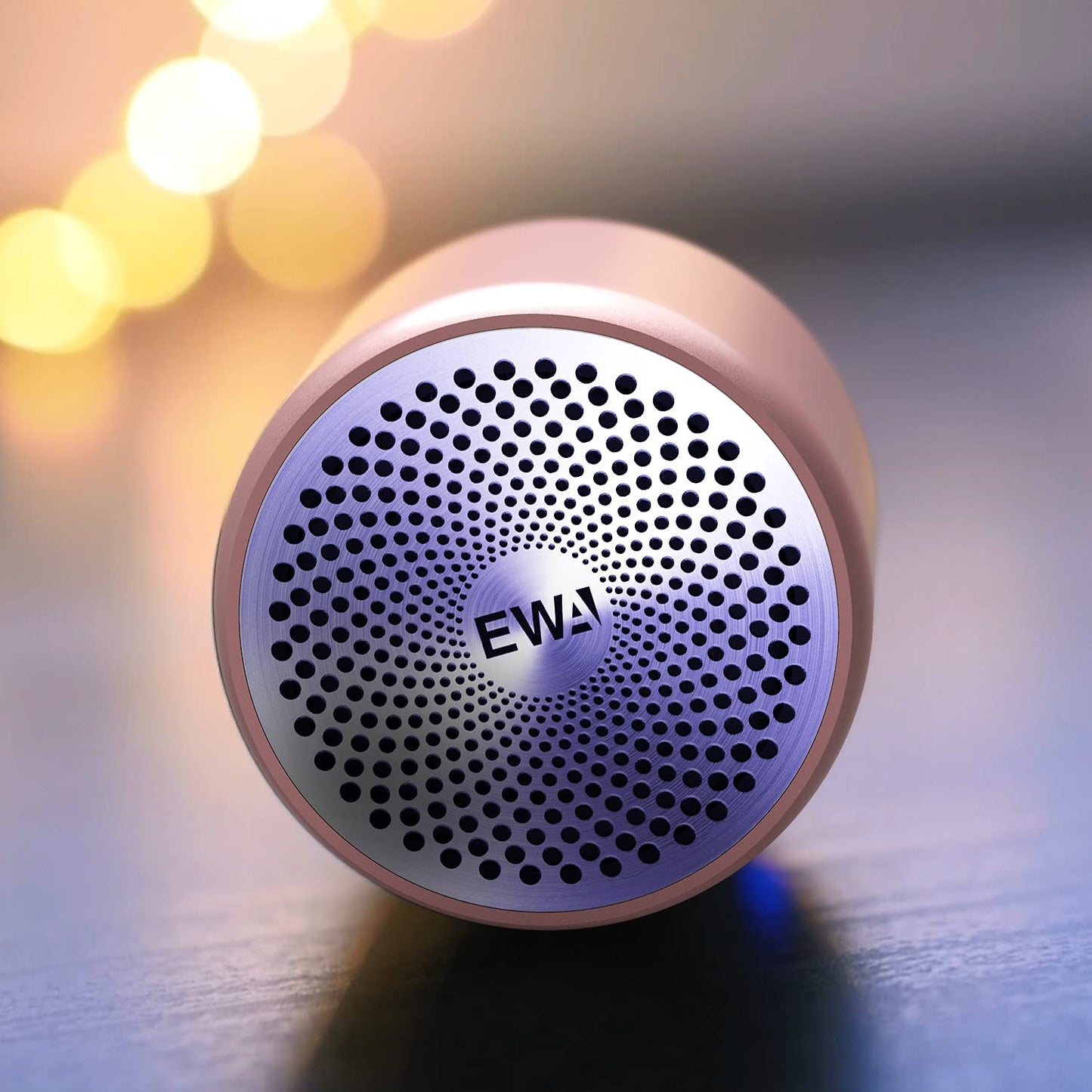 EWA A106 Pro Wireless Mini Bluetooth Speaker with Travel Case – IP67 Waterproof, Custom Bass Radiator, Portable & Loud (Black)