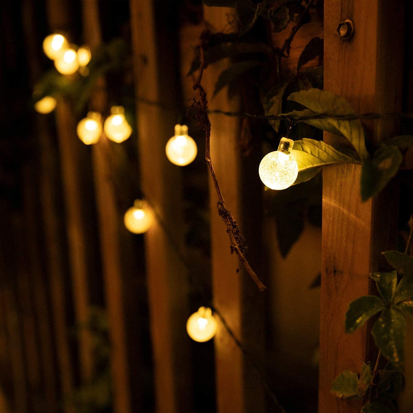 Lezonic Solar Fairy Lights Outdoor – 50 LED Waterproof String Lights