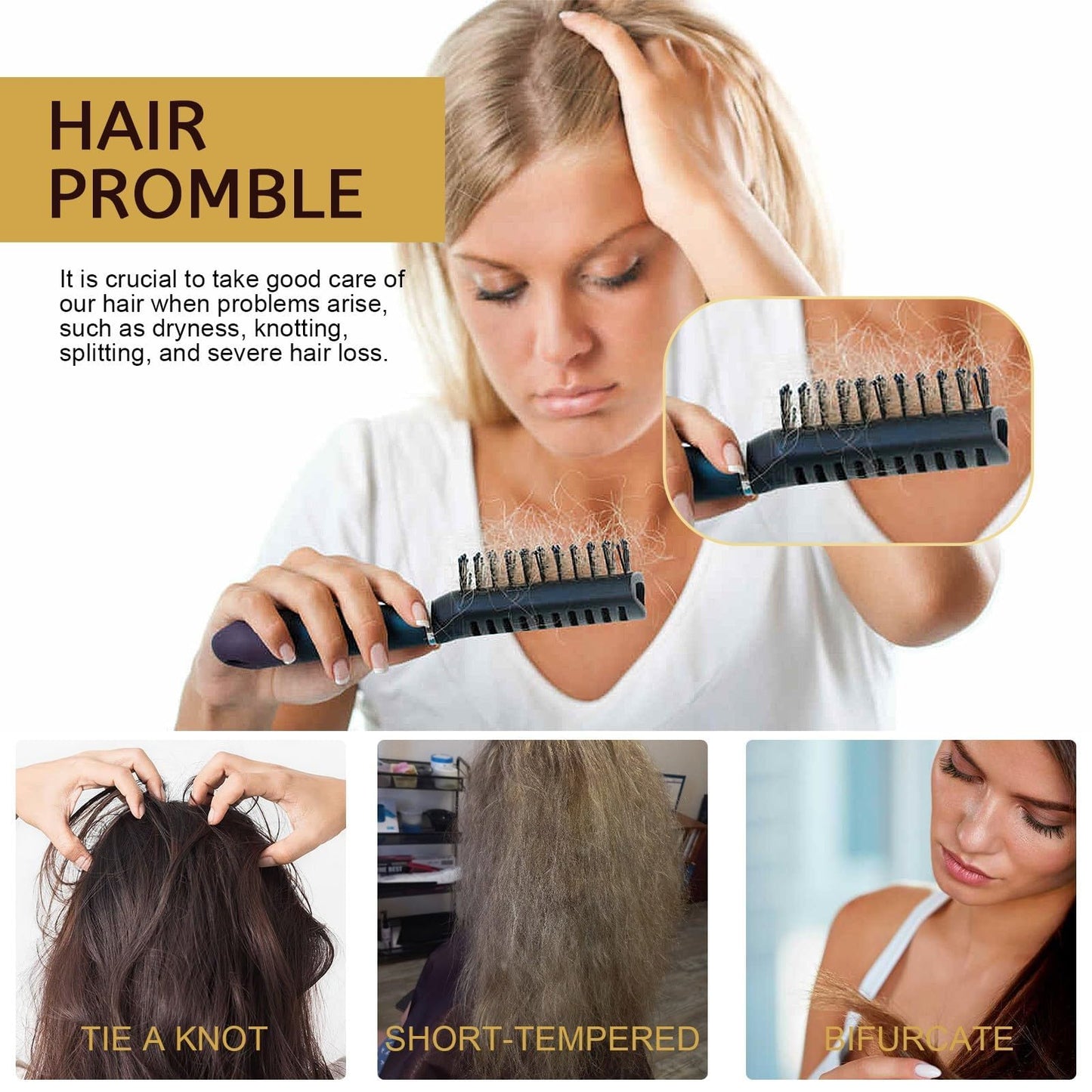 KeyoGoS Collagen Hair Treatment, Collagen Hair Mask, Deep Repair Conditioner Hair Masks, Keratin Hair Mask Collagen Treatment, Suitable for Dry and Easily Damaged Hair