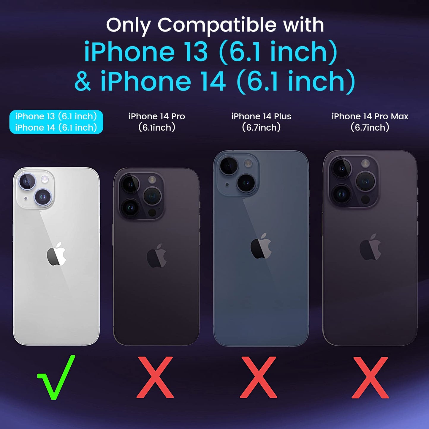 Vimiki Clear Designed for iPhone 15 Pro Max Case,Protective Bumper Hard PC Phone Cases, Thin Slim Fit Cover, Clear