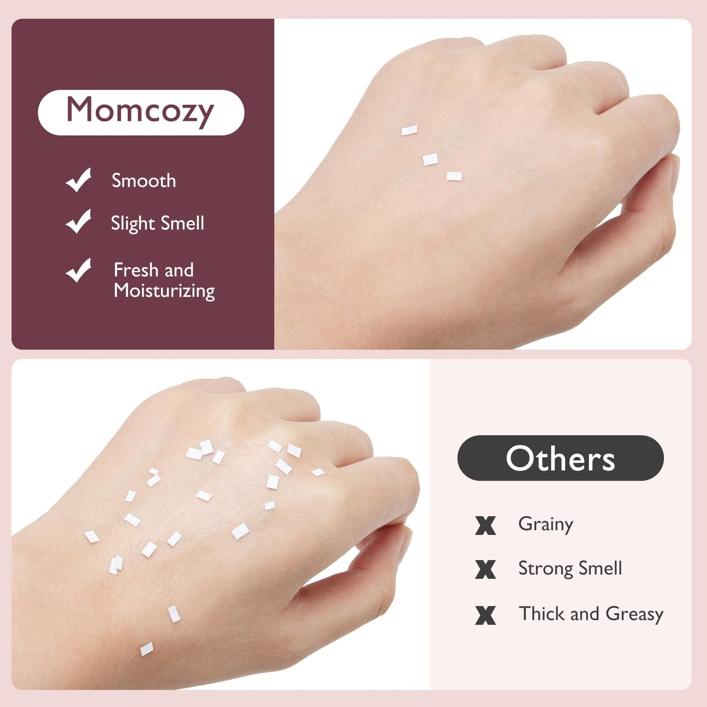 Momcozy Natural Nipple Cream, Vegan Lanolin-free Nipple Balm, Soothing Cream for Sore, Cracked Nipples, Breastfeeding Essentials for Nursing & Pumping Moms
