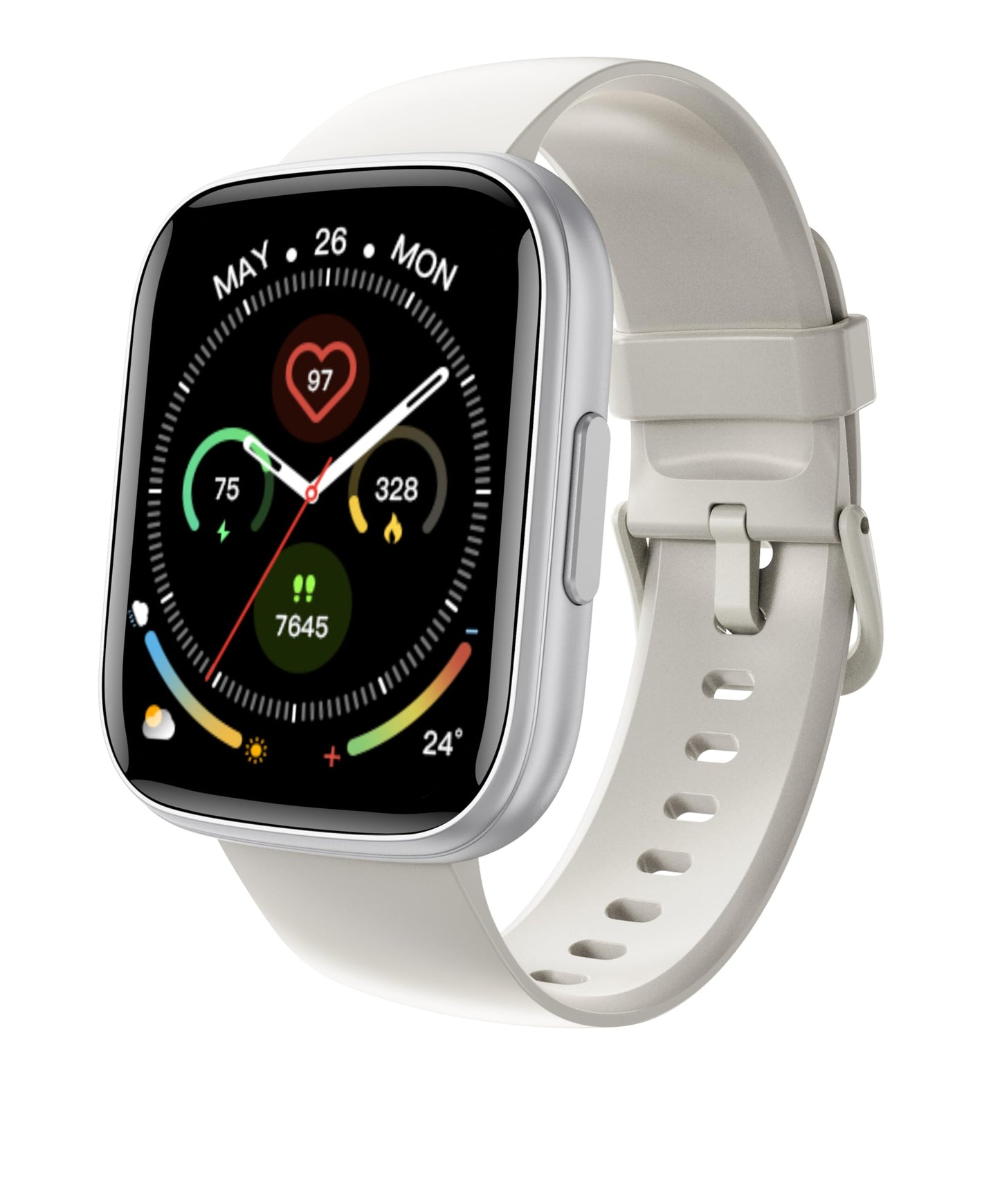 Smart Watch for Men & Women with Call Function, 1.95" HD Display, Heart Rate, SpO2, Sleep Tracker, 100+ Sports Modes, IP68 Waterproof Fitness Tracker for Android & iOS