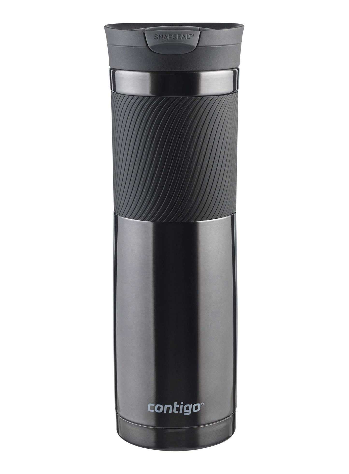 Contigo Byron Snapseal Travel Mug | Stainless Steel Thermal Mug | Vacuum Flask | Leakproof Tumbler | Coffee to Go Mug with BPA Free Easy-Clean Lid