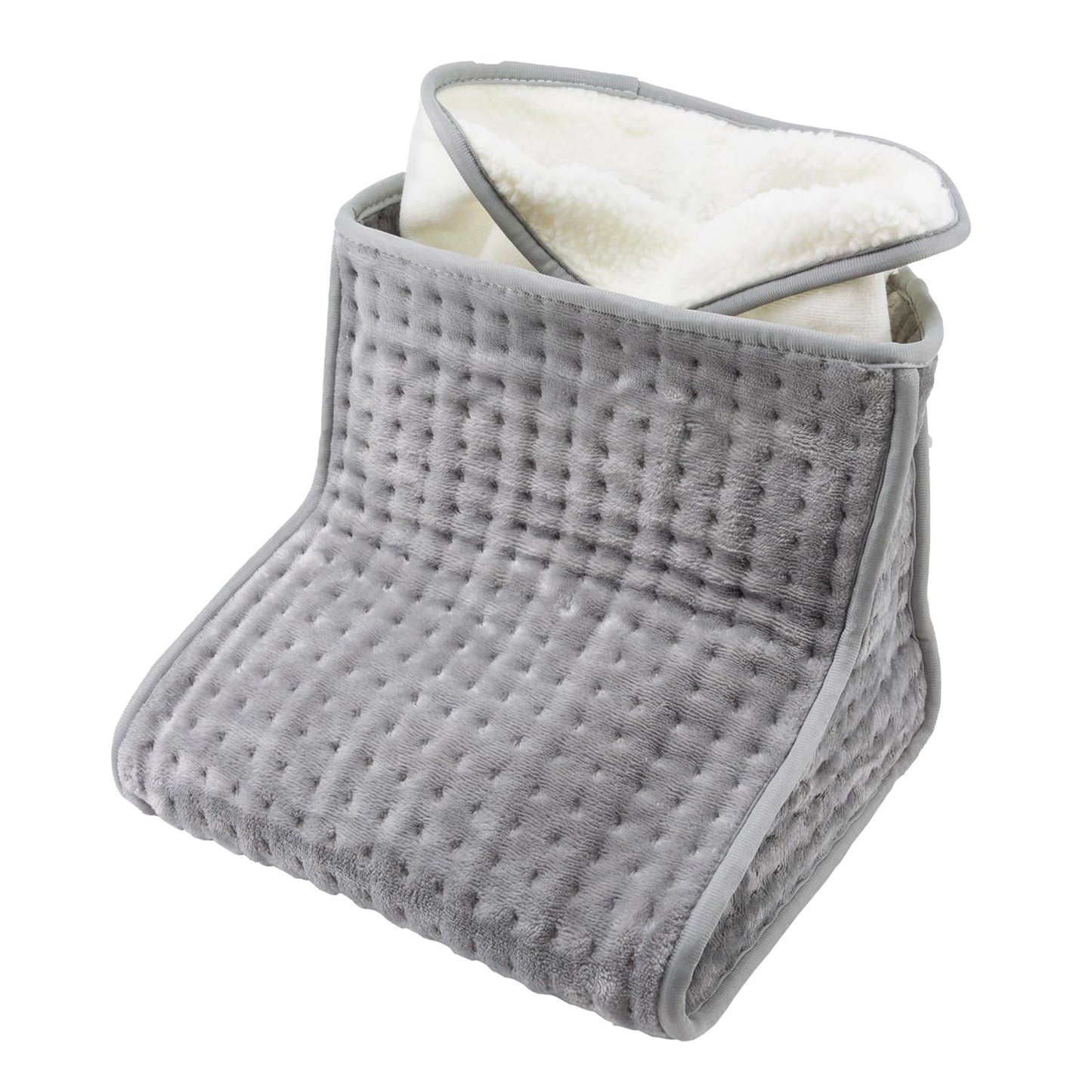 Sensio Spa Pedicure Foot Massager Bath – Heat, Bubbles & 9 Massage Accessories for Ultimate Home Foot Therapy, White & Purple