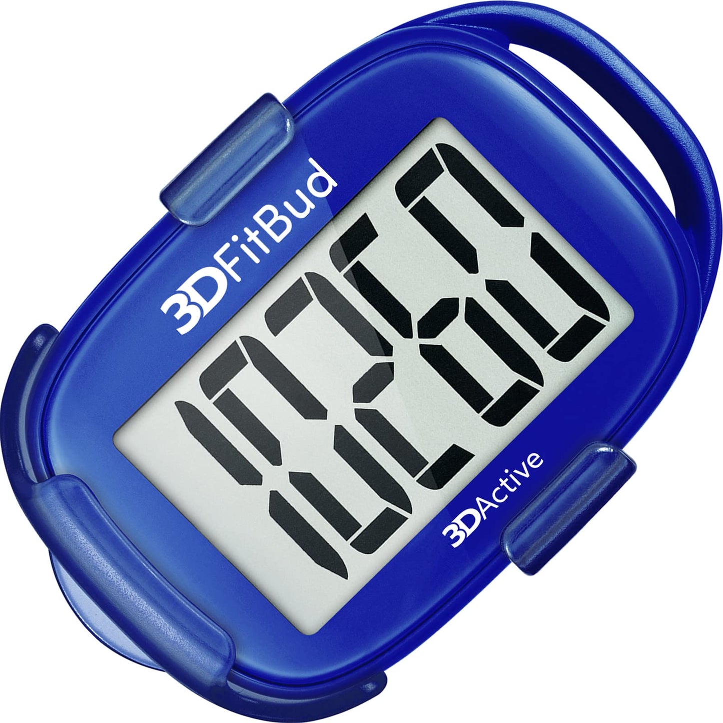 3DFitBud Simple Step Counter Walking 3D Pedometer with Clip and Lanyard, A420S