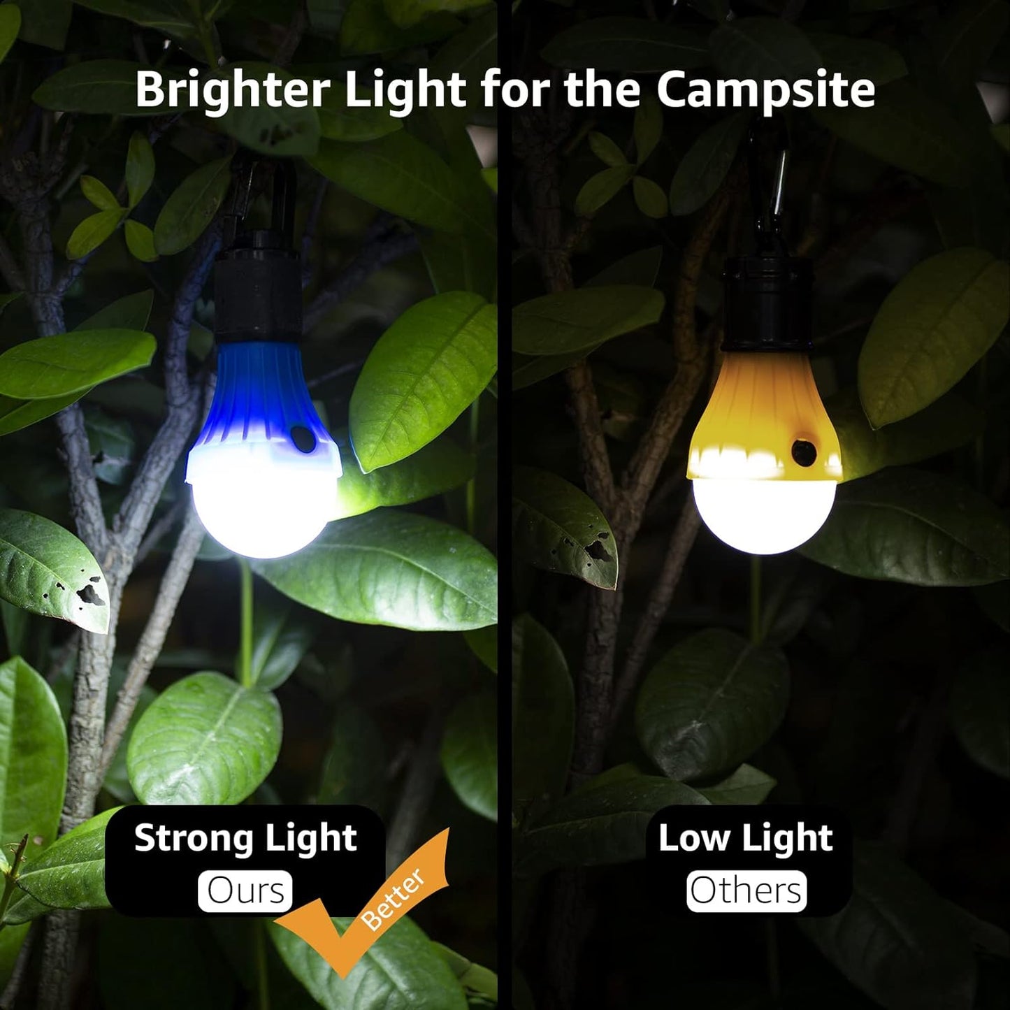 Lepro Camping Lights, Battery Powered Tent Lights, Warm White and Daylight Modes, Camping Accessories, Hanging Camping Lantern, Battery Lights for Power Cuts