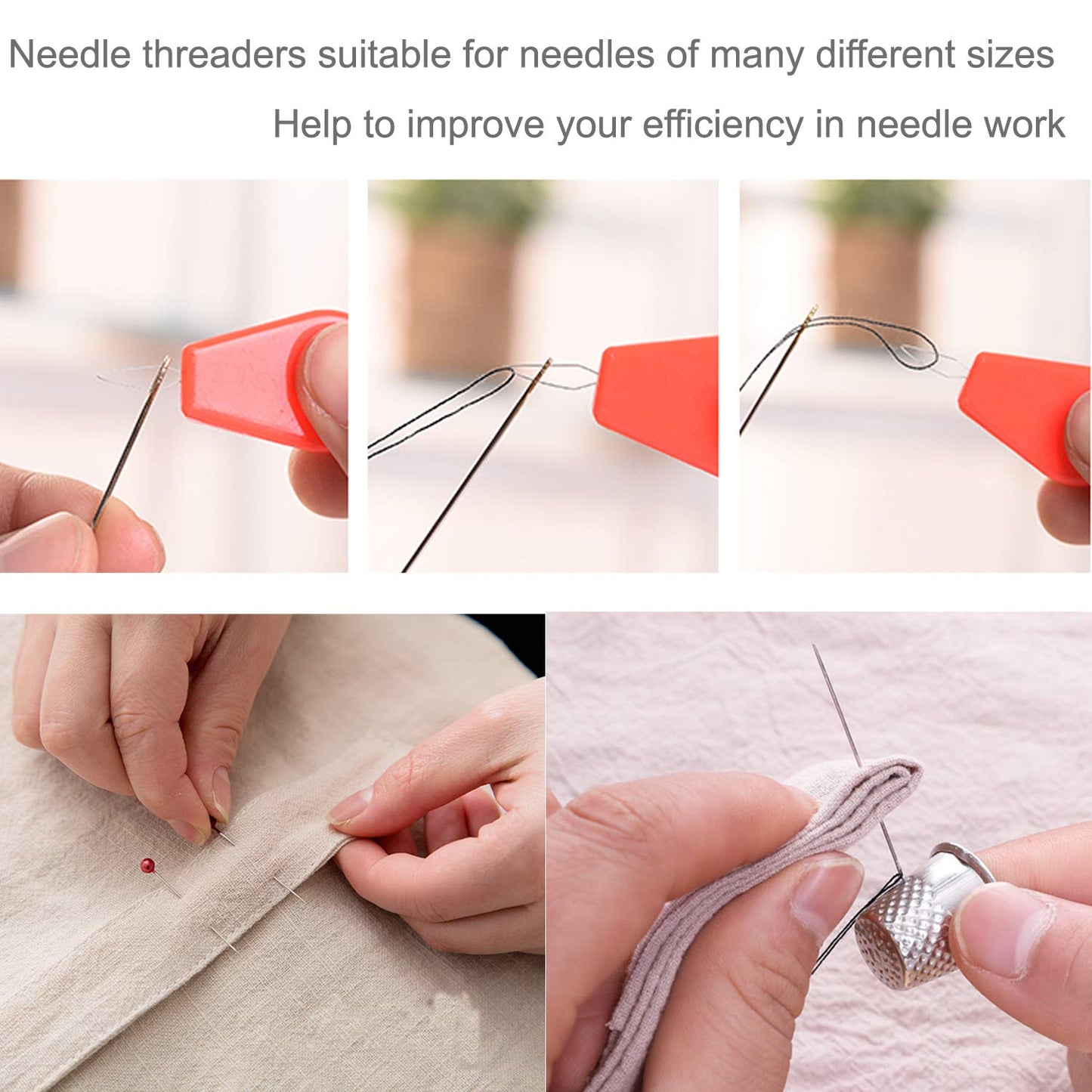 AUERVO Travel Mini Sewing Kit, Over 70 Premium Supplies, Filled with Needles, Scissors, Thimble, Thread, Tape Measure