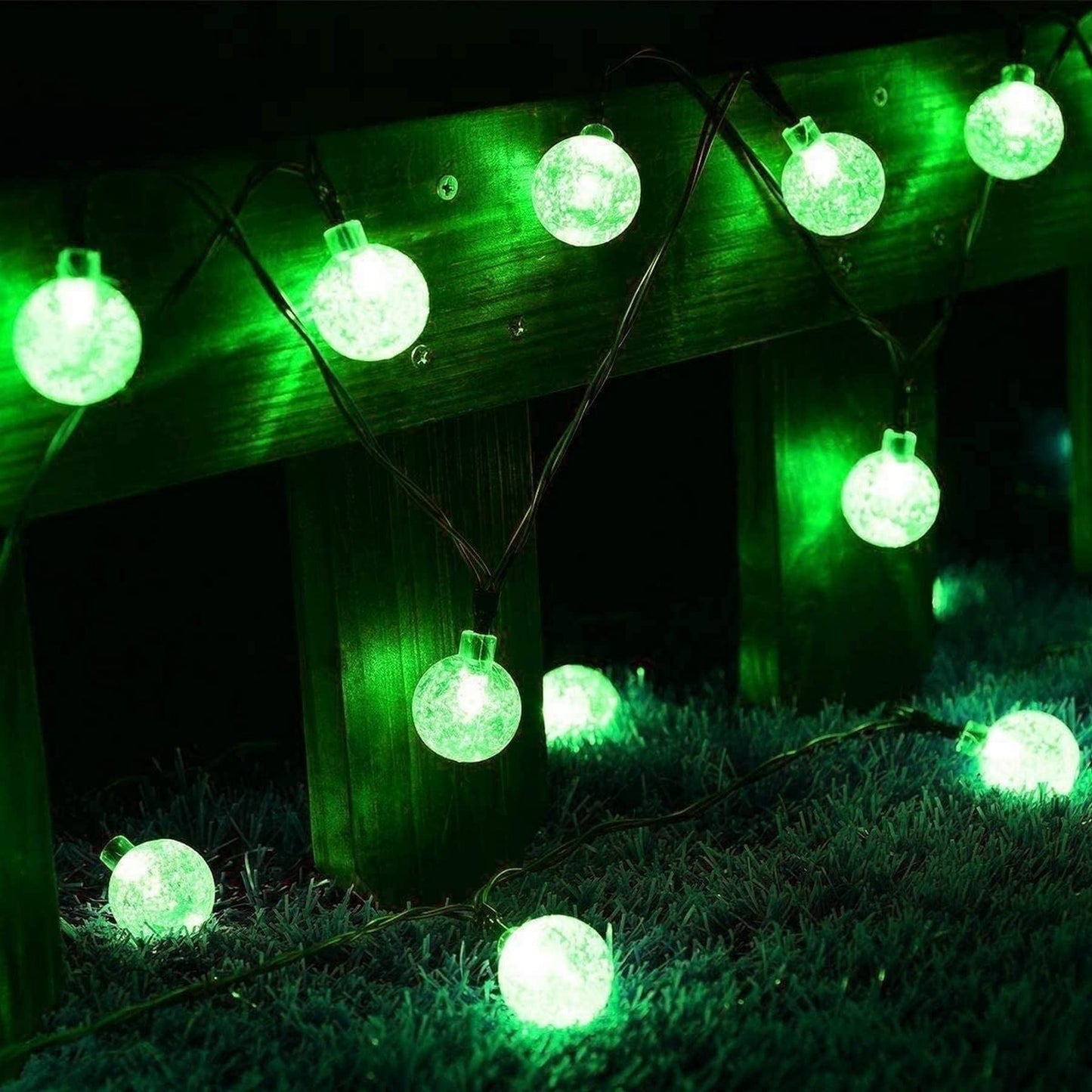 Lezonic Solar Fairy Lights Outdoor – 50 LED Waterproof String Lights
