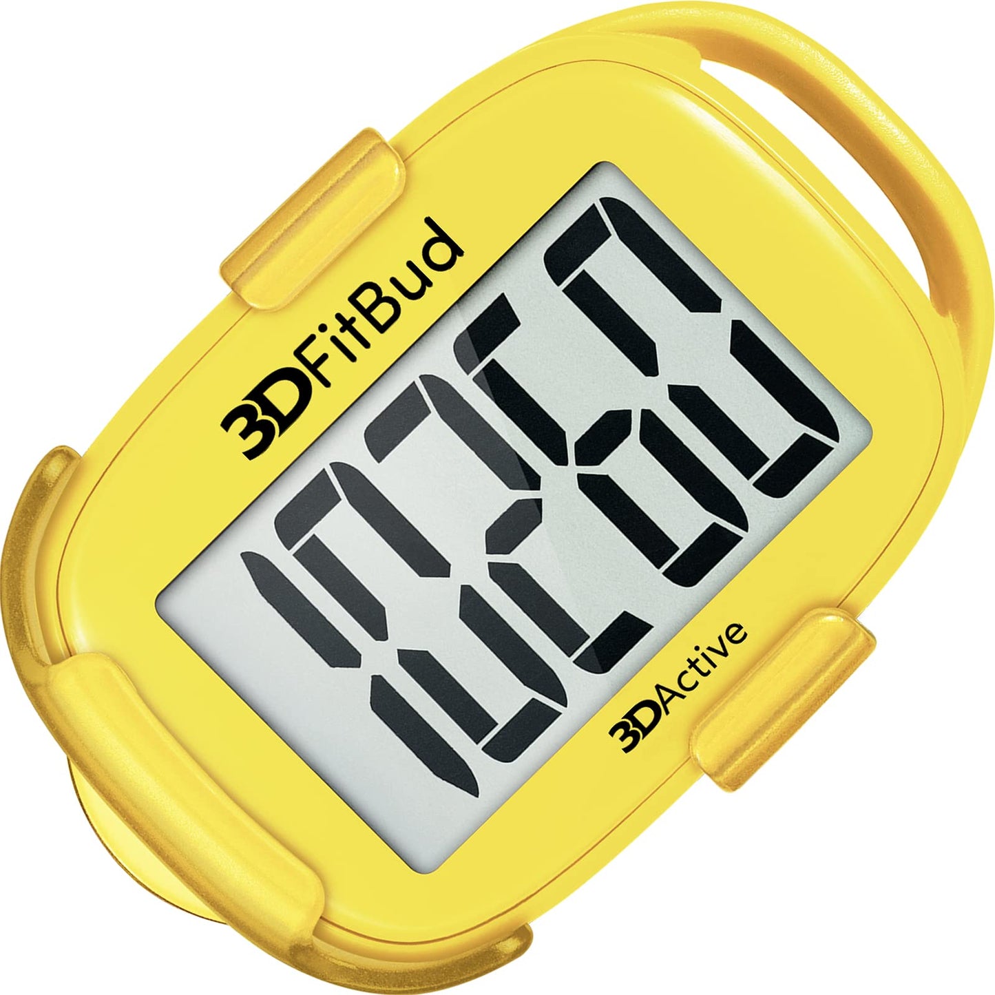 3DFitBud Simple Step Counter Walking 3D Pedometer with Clip and Lanyard, A420S