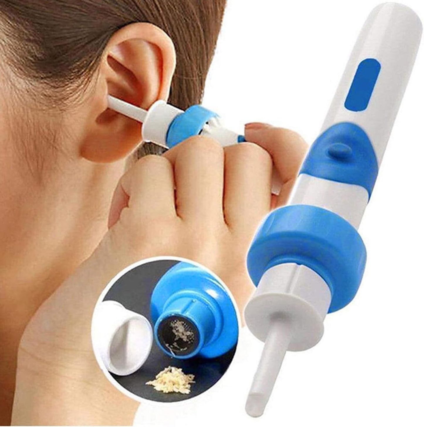 Podofree Painless Earwax Remover Kit – Gentle Silicone Ear Cleaner with Suction for Adults, Kids & Elderly – Compact Ear Flushing Tool for Safe Earwax Removal