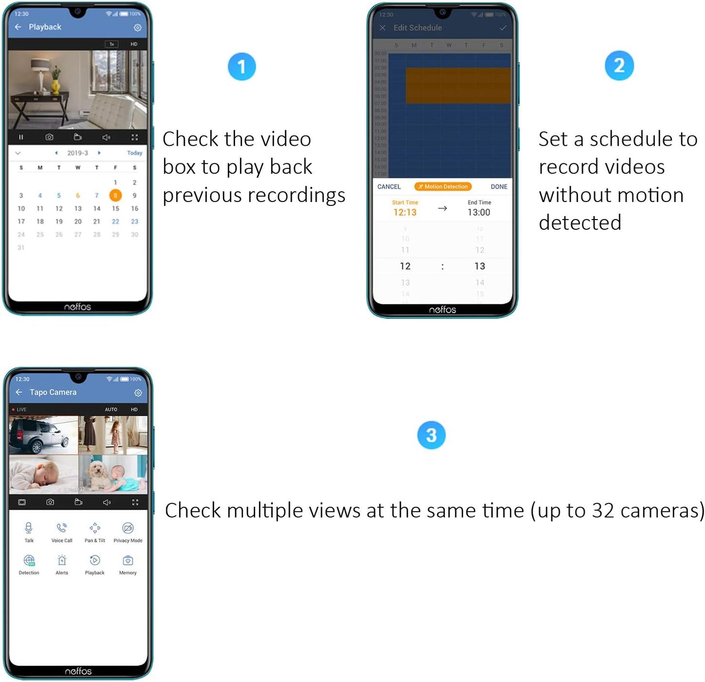 Tapo Mini Smart Security Camera, Indoor CCTV, Works with Alexa&Google Home, No Hub Required, 2-Way Audio, Night Vision, SD Storage, Device Sharing