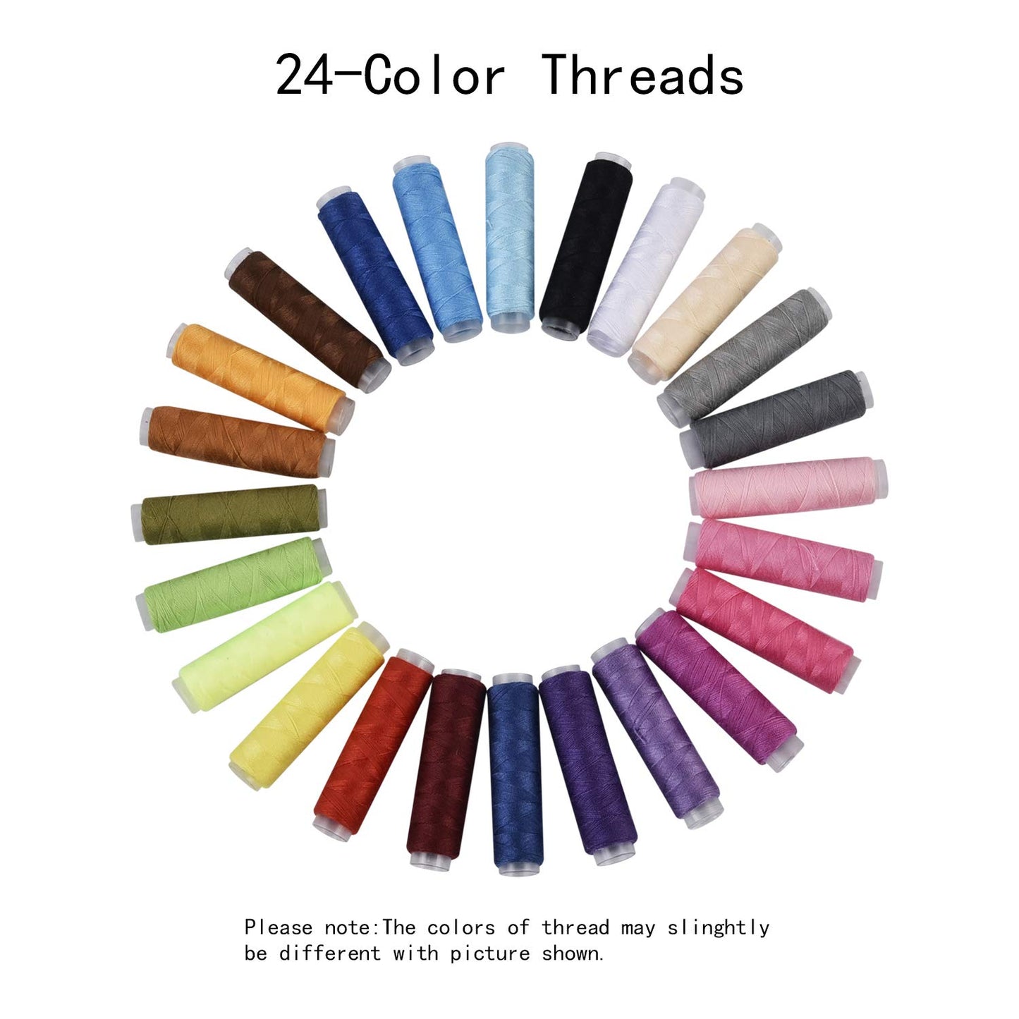 AUERVO Travel Mini Sewing Kit, Over 70 Premium Supplies, Filled with Needles, Scissors, Thimble, Thread, Tape Measure