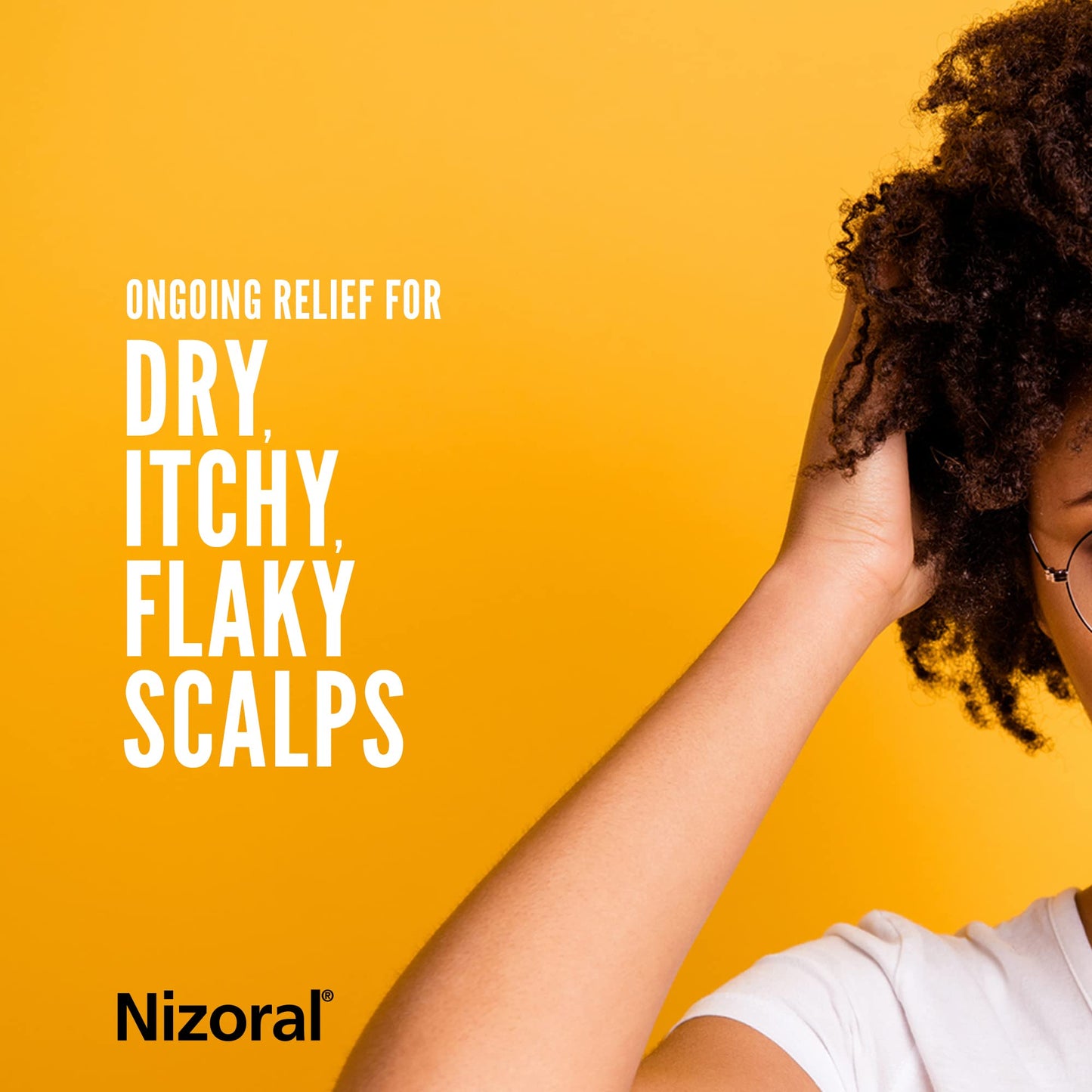 Nizoral Anti-dandruff Shampoo, Treats and Prevents Dandruff, Suitable for Dry Flaky and Itchy Scalp, Contains Ketoconazole - 60ml