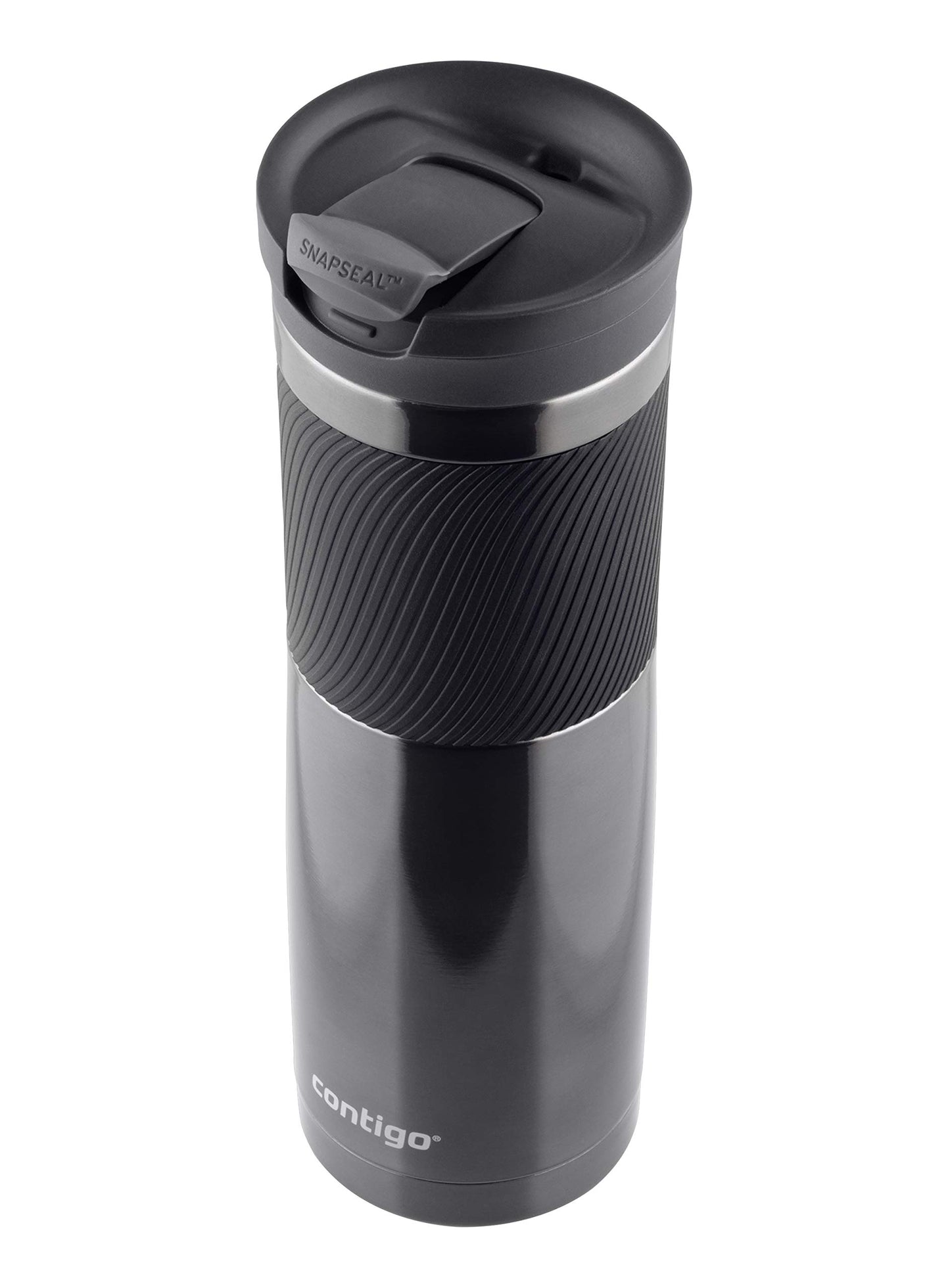 Contigo Byron Snapseal Travel Mug | Stainless Steel Thermal Mug | Vacuum Flask | Leakproof Tumbler | Coffee to Go Mug with BPA Free Easy-Clean Lid