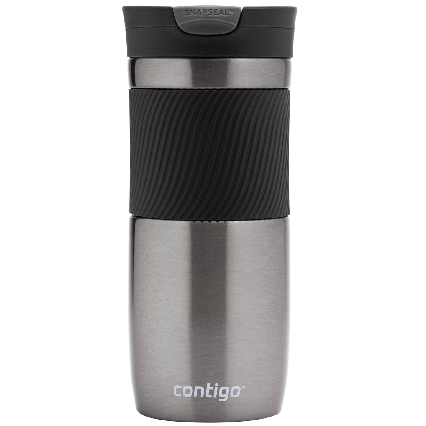 Contigo Byron Snapseal Travel Mug | Stainless Steel Thermal Mug | Vacuum Flask | Leakproof Tumbler | Coffee to Go Mug with BPA Free Easy-Clean Lid