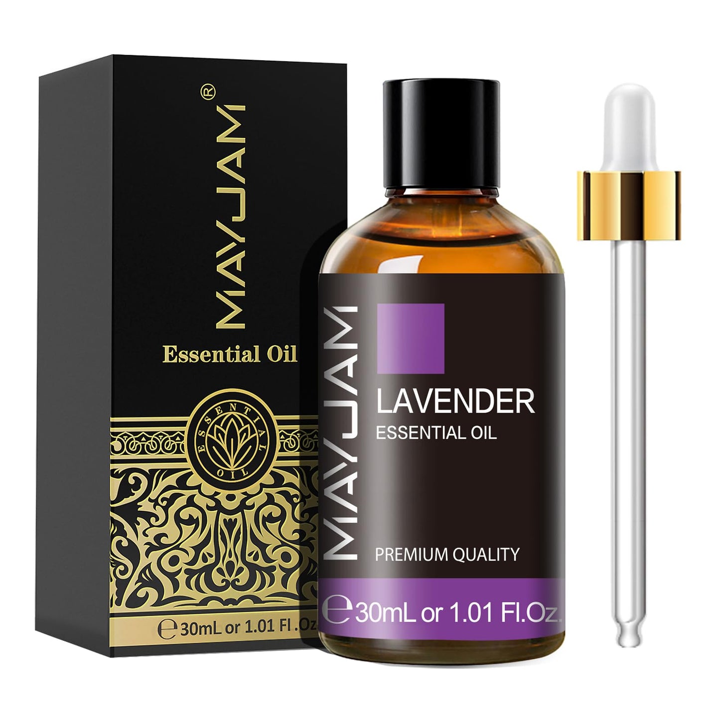 MAYJAM Lavender Essential Oils 100ML, Lavender Oil for Diffuser, Humidifier, DIY, Home, Office