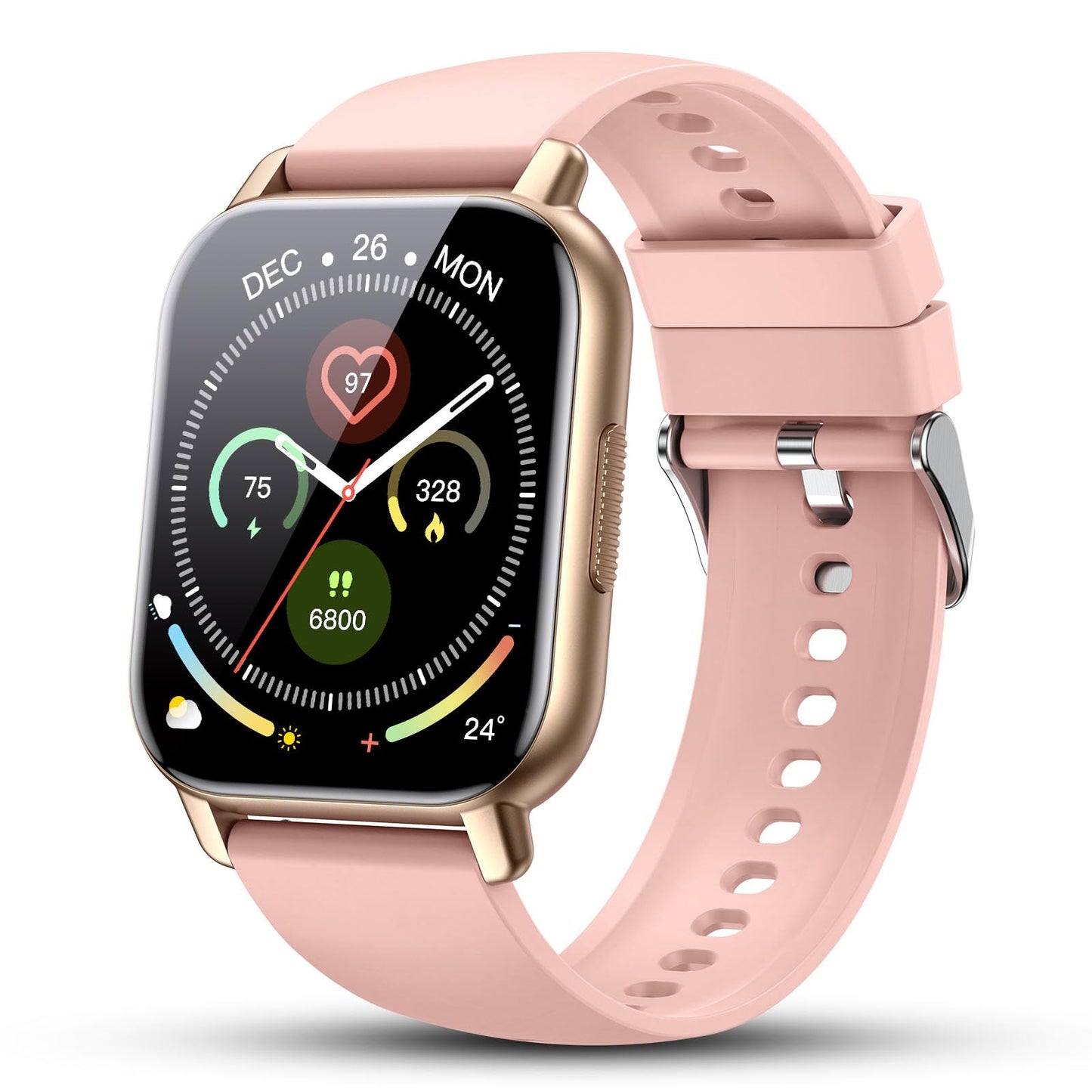 Smart Watch for Men & Women with Call Function, 1.95" HD Display, Heart Rate, SpO2, Sleep Tracker, 100+ Sports Modes, IP68 Waterproof Fitness Tracker for Android & iOS