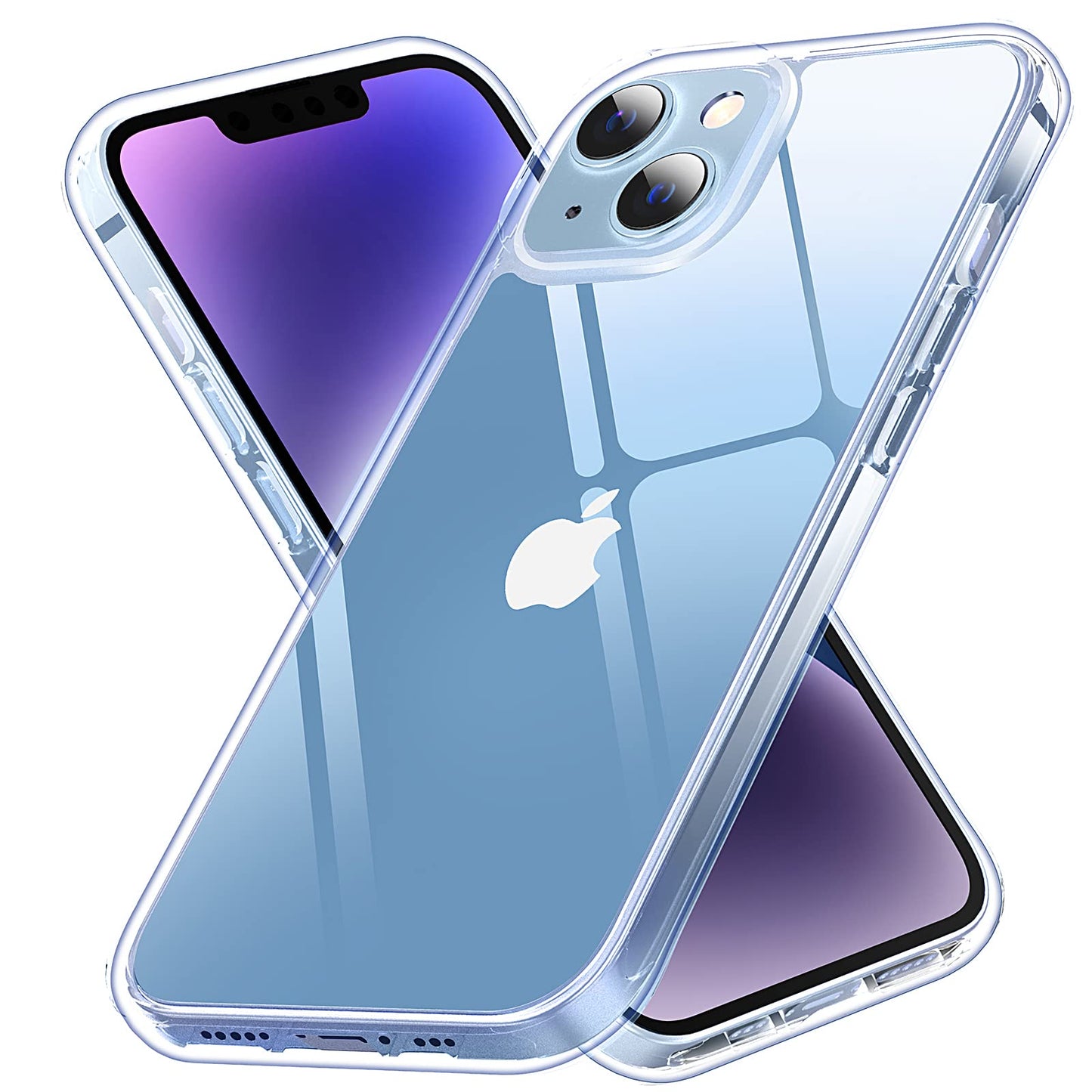 Vimiki Clear Designed for iPhone 15 Pro Max Case,Protective Bumper Hard PC Phone Cases, Thin Slim Fit Cover, Clear