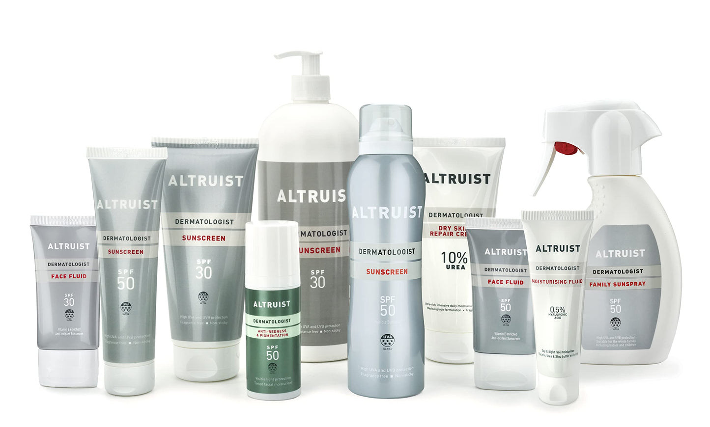 ALTRUIST. Dermatologist Sunscreen SPF 50 – Superior 5-star UVA protection by Dr Andrew Birnie, suitable for sensitive skin