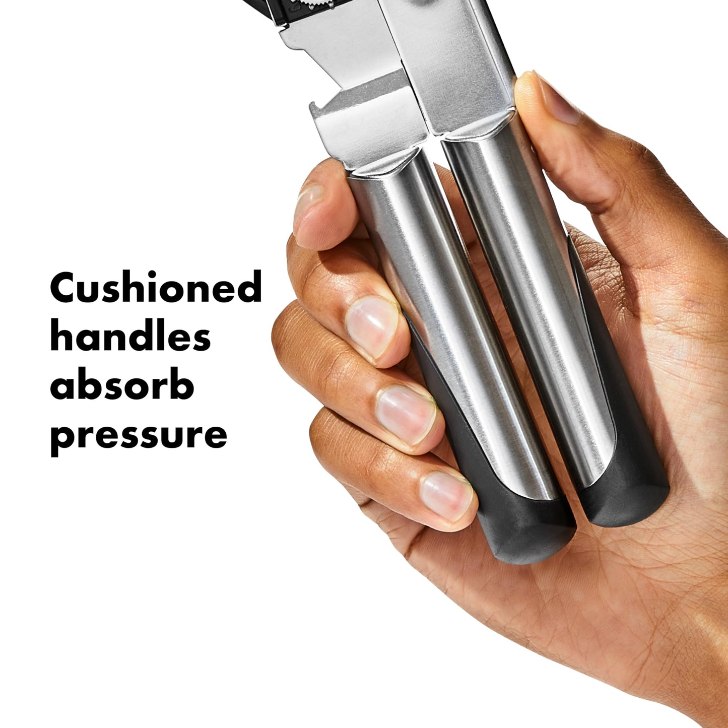 OXO Good Grips Soft Handled Tin Opener, Black/Silver