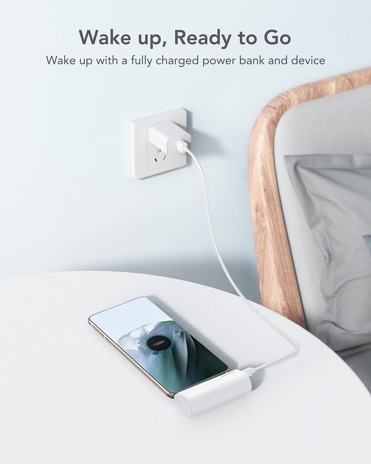 Charmast Mini Power Bank USB C 5000mAh,20W PD 18W QC USB C Battery Pack Quick Charge Portable Charger Compatible with USB C Phones Samsung Huawei,Pixel,LG,HTC,Moto,OnePlus