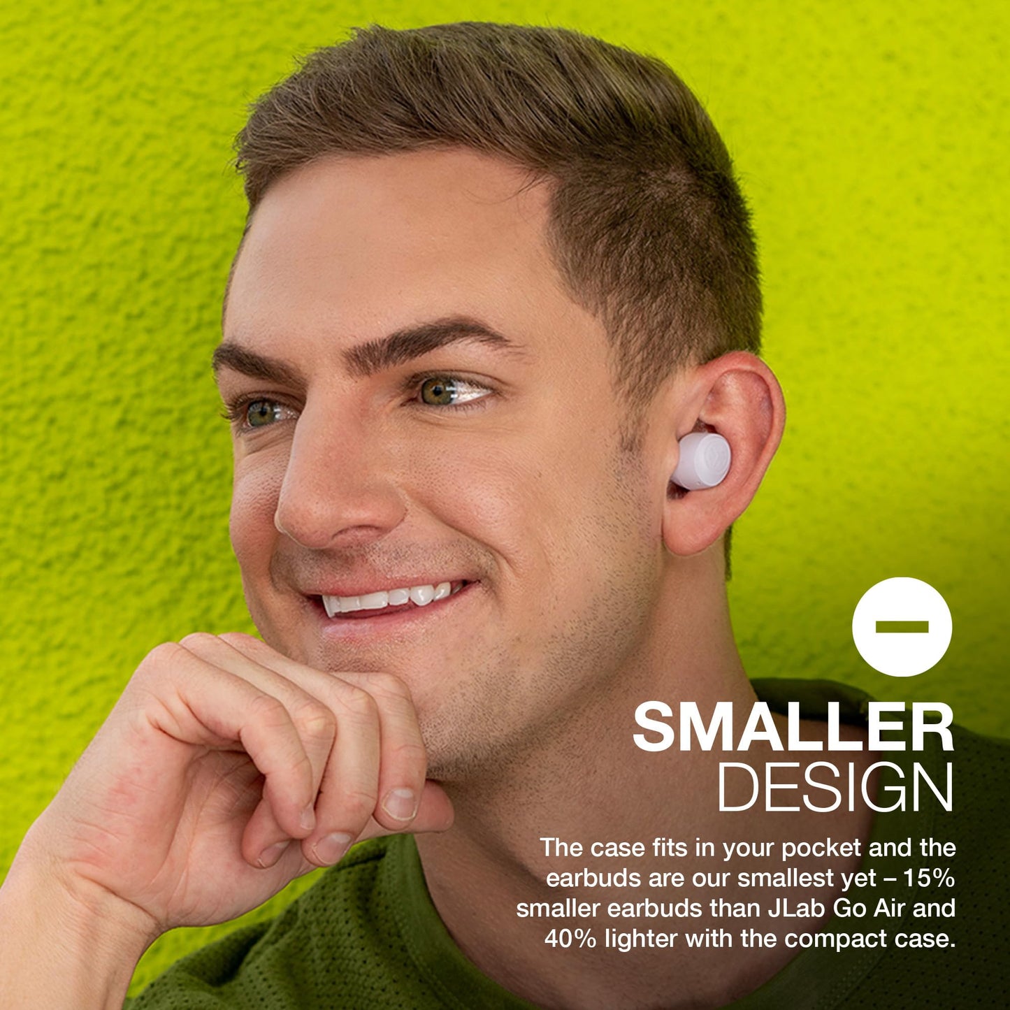 JLab Go Air Pop+ True Wireless Earbuds – Bluetooth Earphones with 35H Playtime, USB-C Charging Case, EQ3 Sound & Multipoint, Black