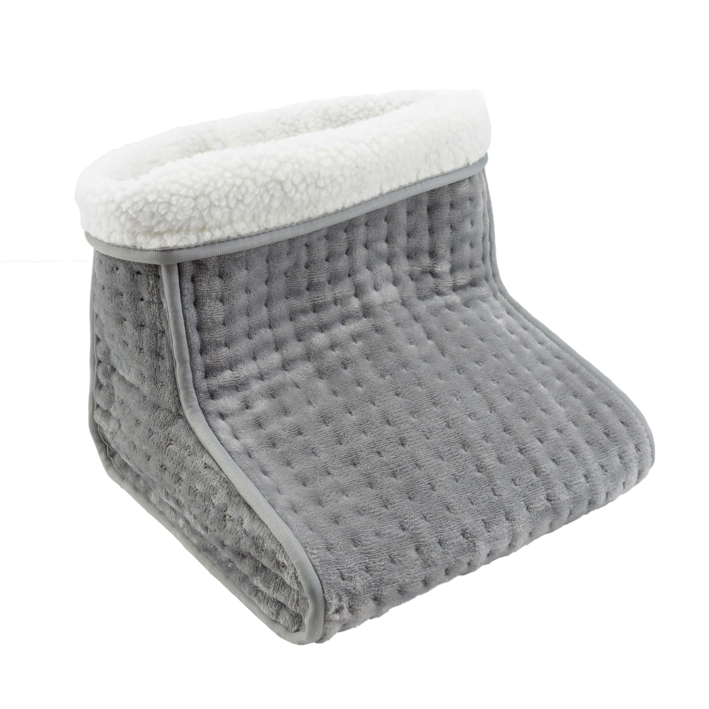 Sensio Spa Pedicure Foot Massager Bath – Heat, Bubbles & 9 Massage Accessories for Ultimate Home Foot Therapy, White & Purple