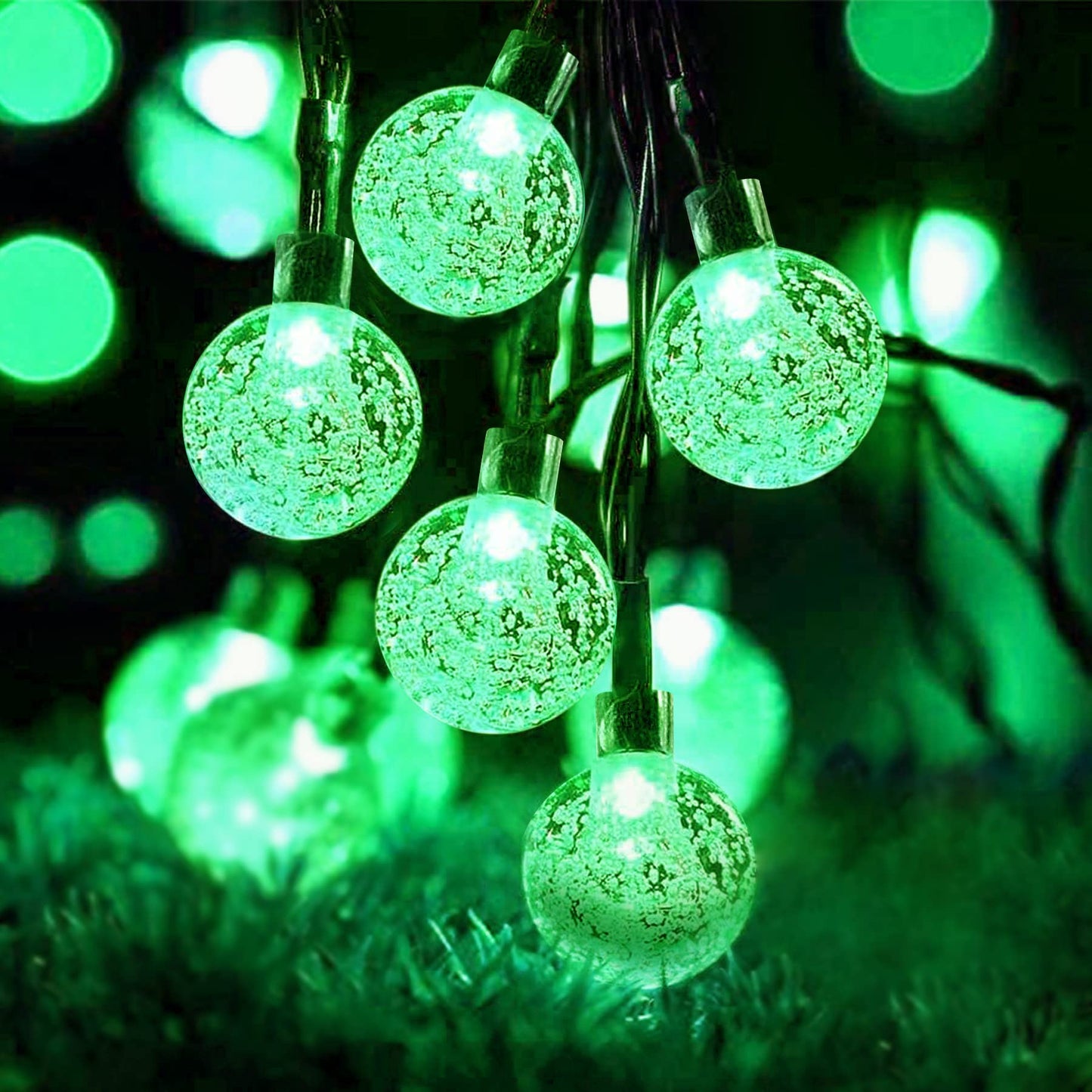 Lezonic Solar Fairy Lights Outdoor – 50 LED Waterproof String Lights