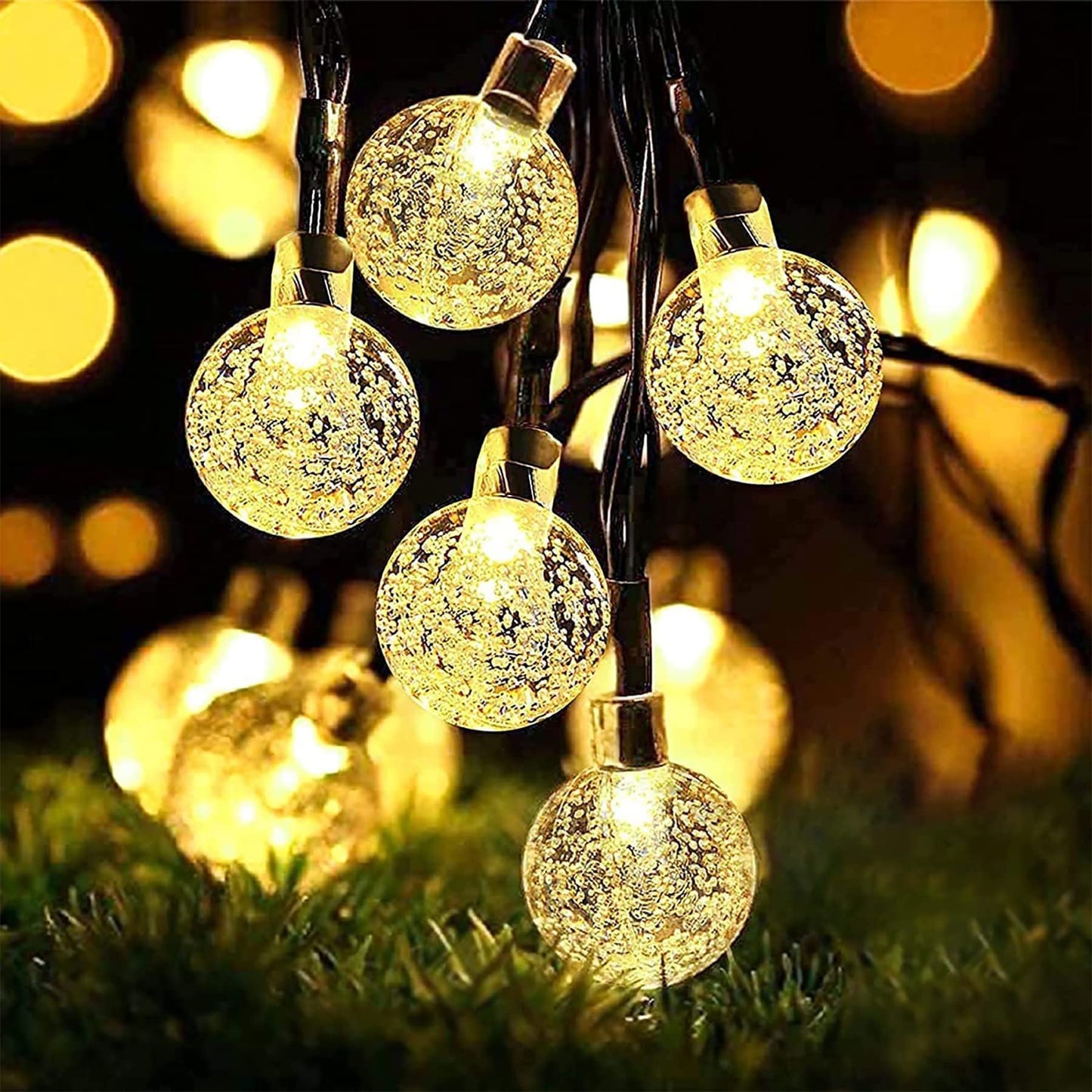 Lezonic Solar Fairy Lights Outdoor – 50 LED Waterproof String Lights