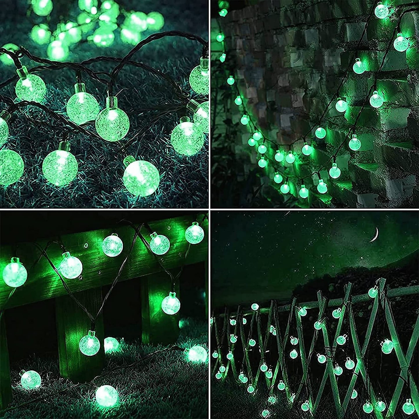 Lezonic Solar Fairy Lights Outdoor – 50 LED Waterproof String Lights
