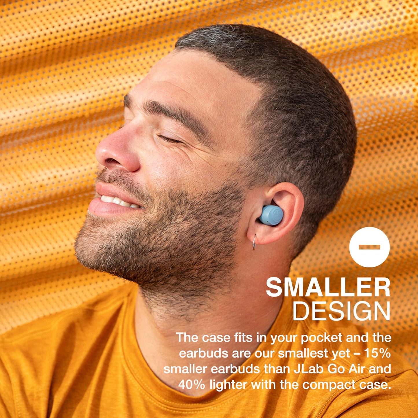 JLab Go Air Pop+ True Wireless Earbuds – Bluetooth Earphones with 35H Playtime, USB-C Charging Case, EQ3 Sound & Multipoint, Black